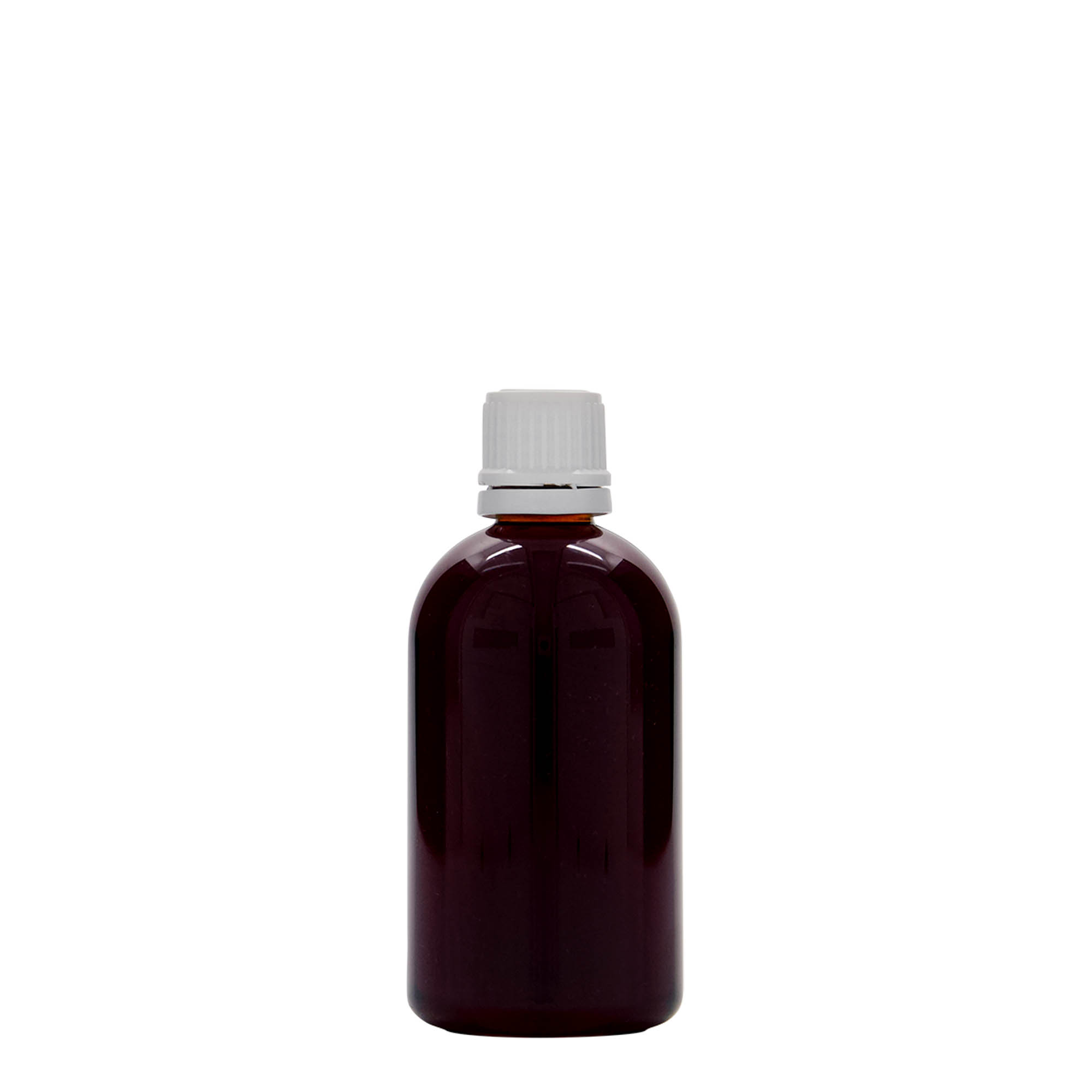 100 ml bottiglia medica in PET 'Easy Living', plastica, bocca: DIN 18