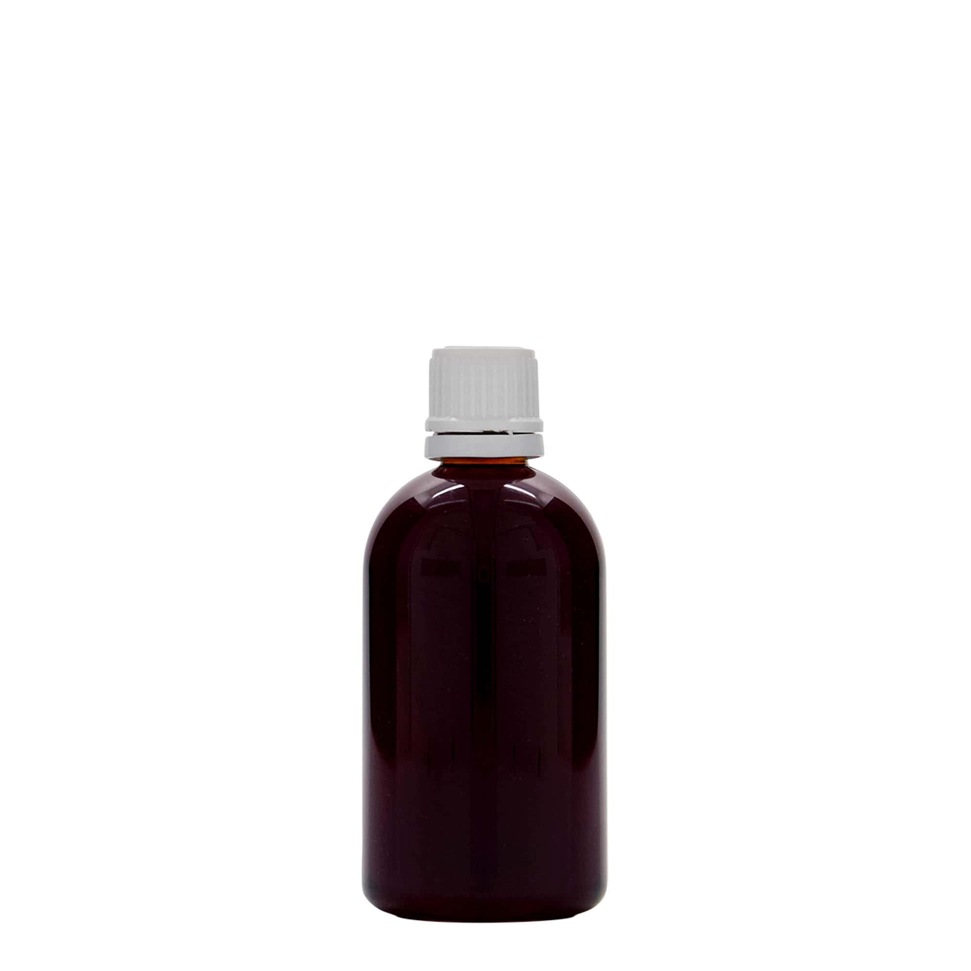 100 ml bottiglia medica in PET 'Easy Living', plastica, bocca: DIN 18