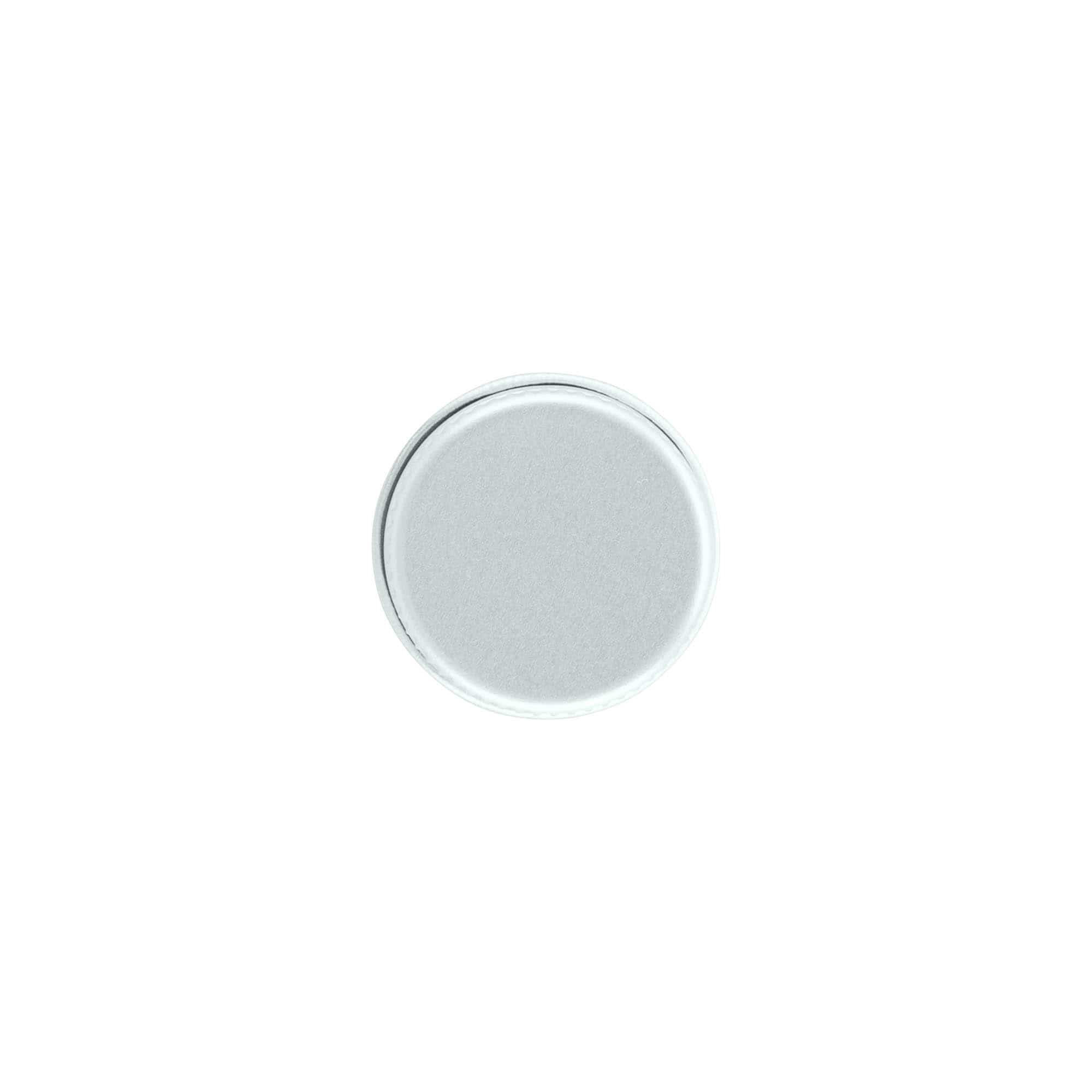 Tappo a vite, metallo, argento, per bocca: 24/410