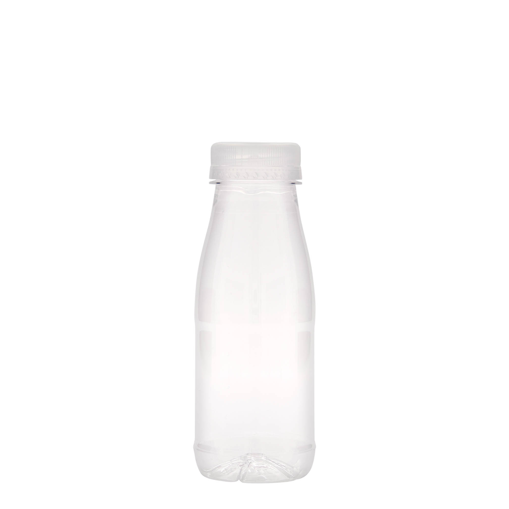 Bottiglia PET 250 ml 'Milk and Juice', plastica, bocca: 38 mm