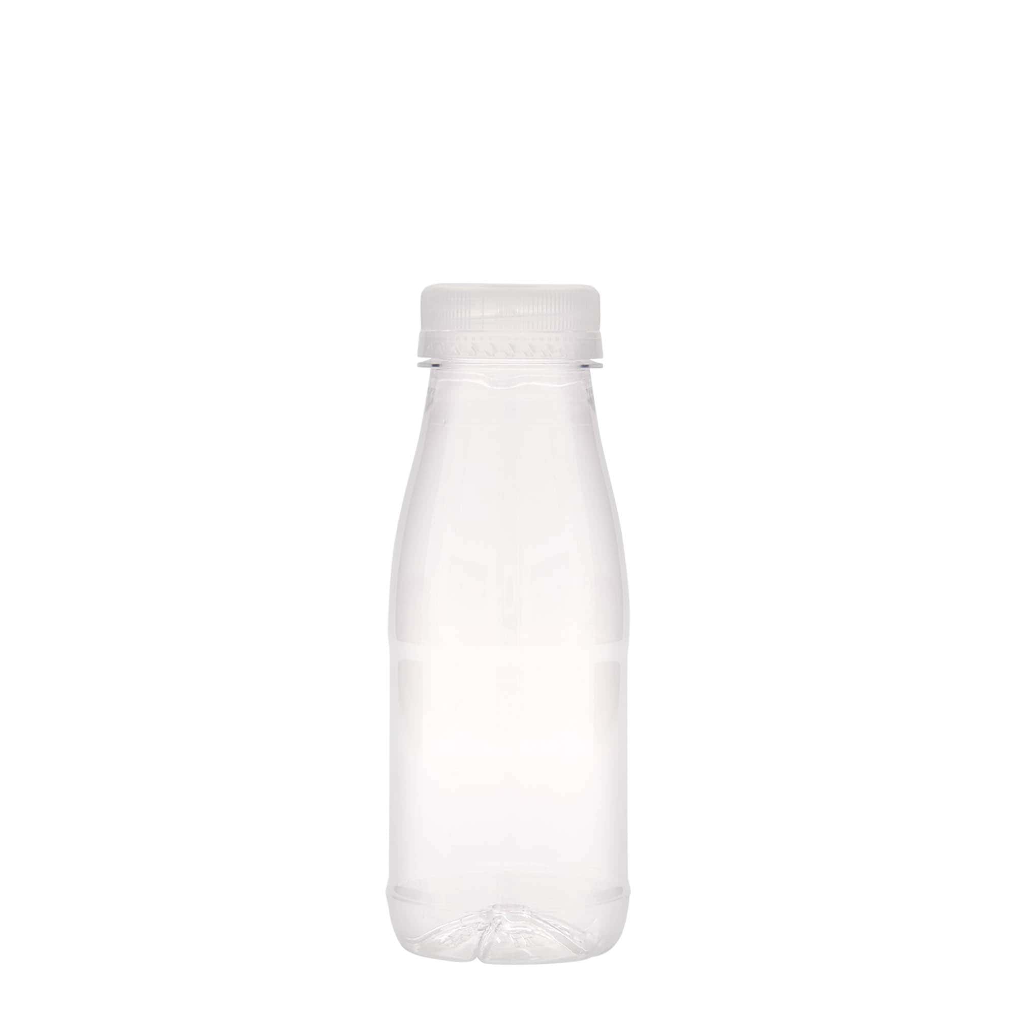 Bottiglia PET 250 ml 'Milk and Juice', plastica, bocca: 38 mm