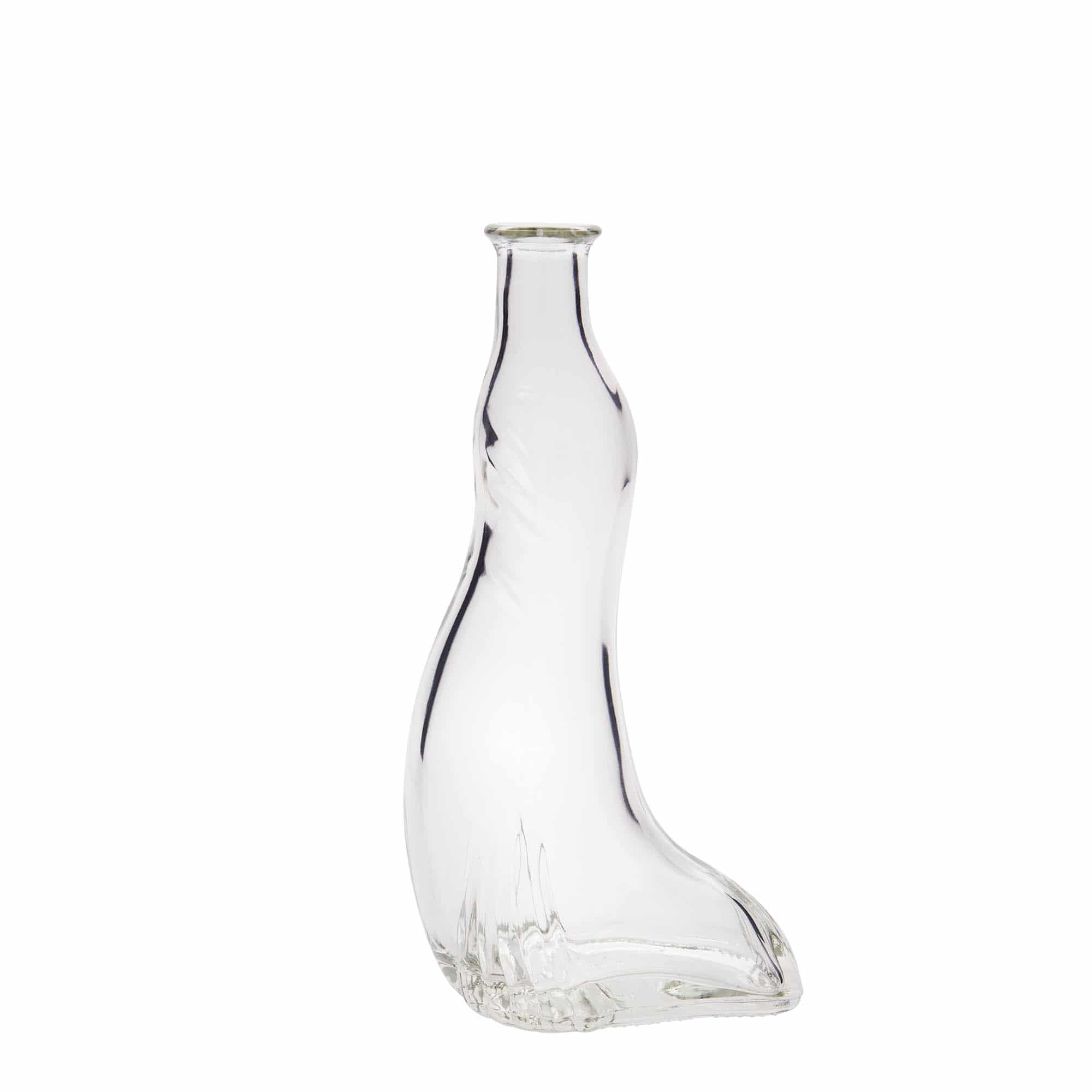 200 ml Bottiglia di vetro 'Foca', imboccatura: fascetta 200 ml Bottiglia di vetro 'Foca', imboccatura: fascetta