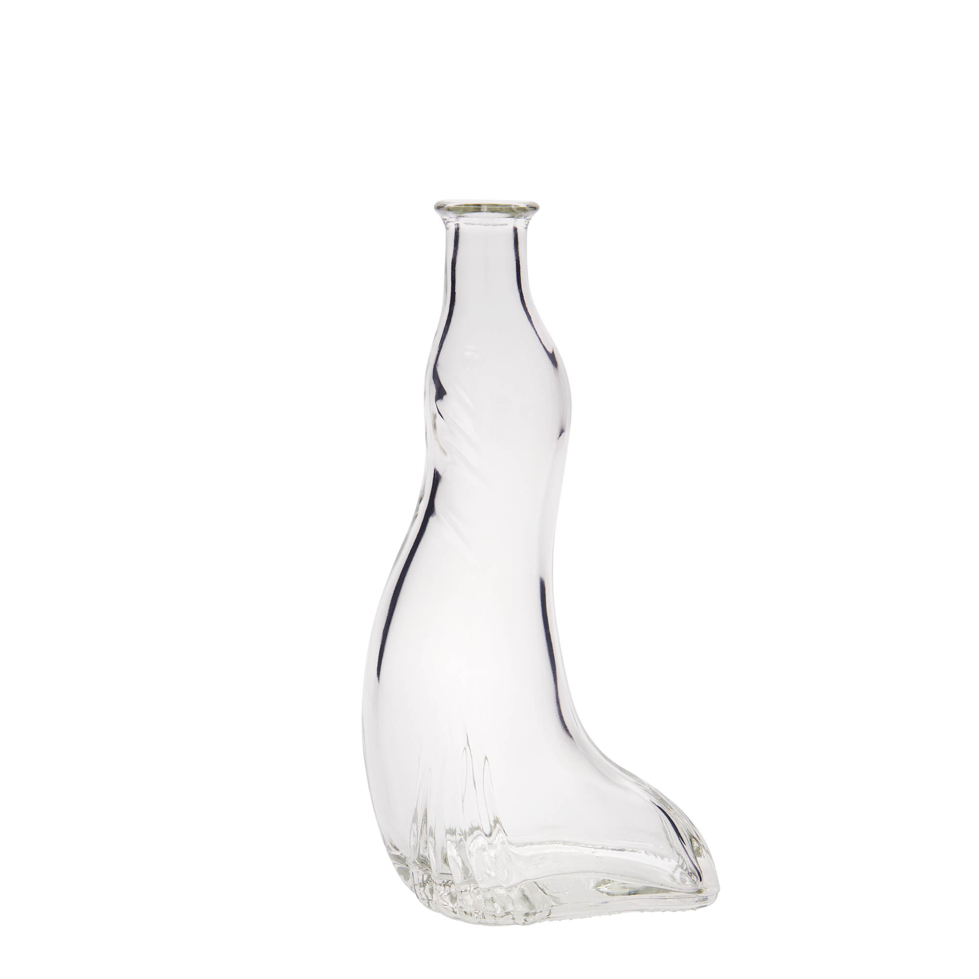 Bottiglia di vetro da 200 ml 'Foca', bocca: sughero Bottiglia di vetro da 200 ml 'Foca', bocca: sughero