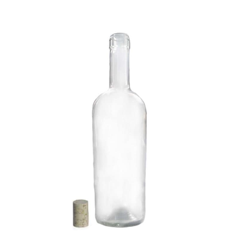 750 ml Bottiglia da vino 'Imperiale', vetro, imboccatura: fascetta