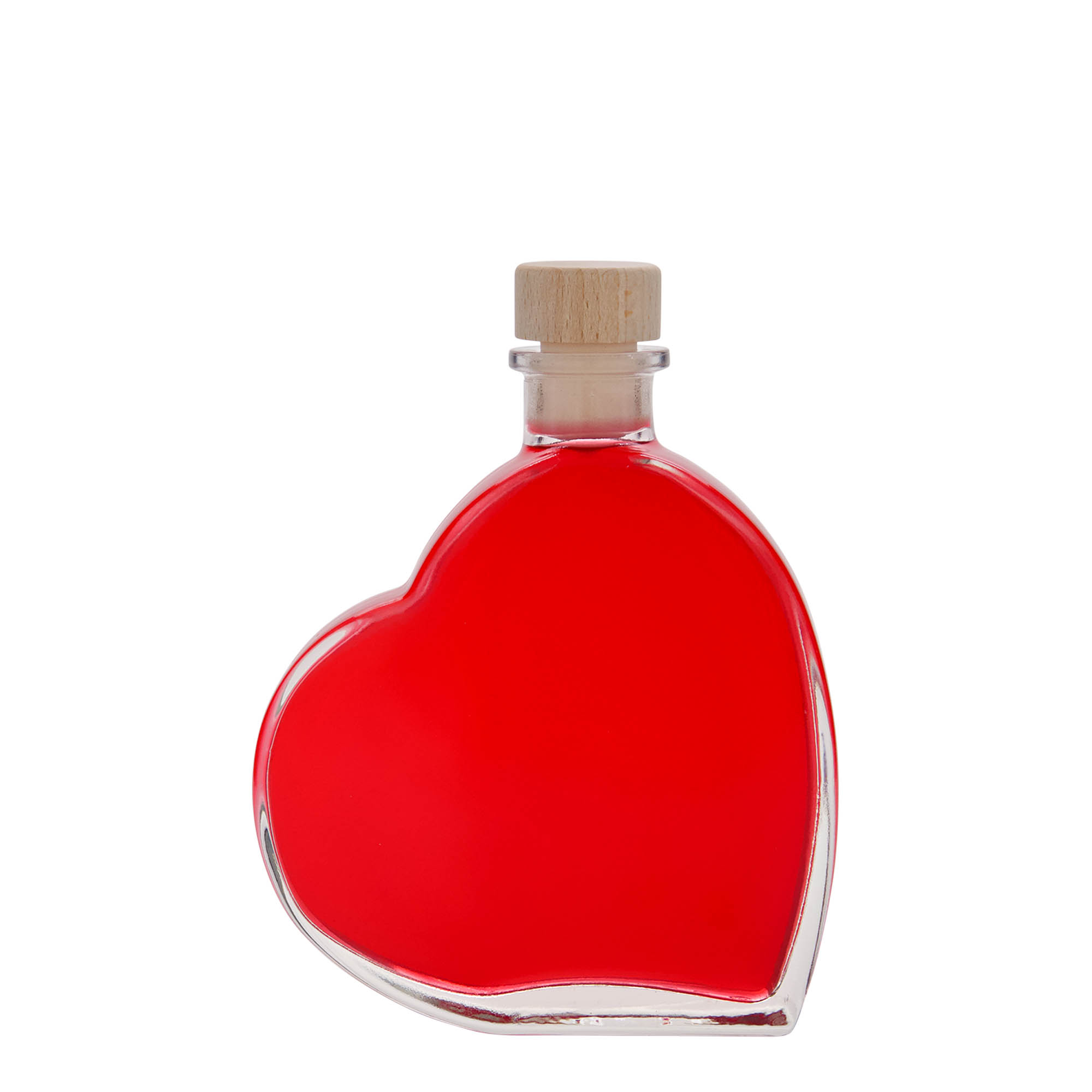 Bottiglia di vetro da 200 ml 'Passion', bocca: sughero Bottiglia di vetro da 200 ml 'Passion', bocca: sughero