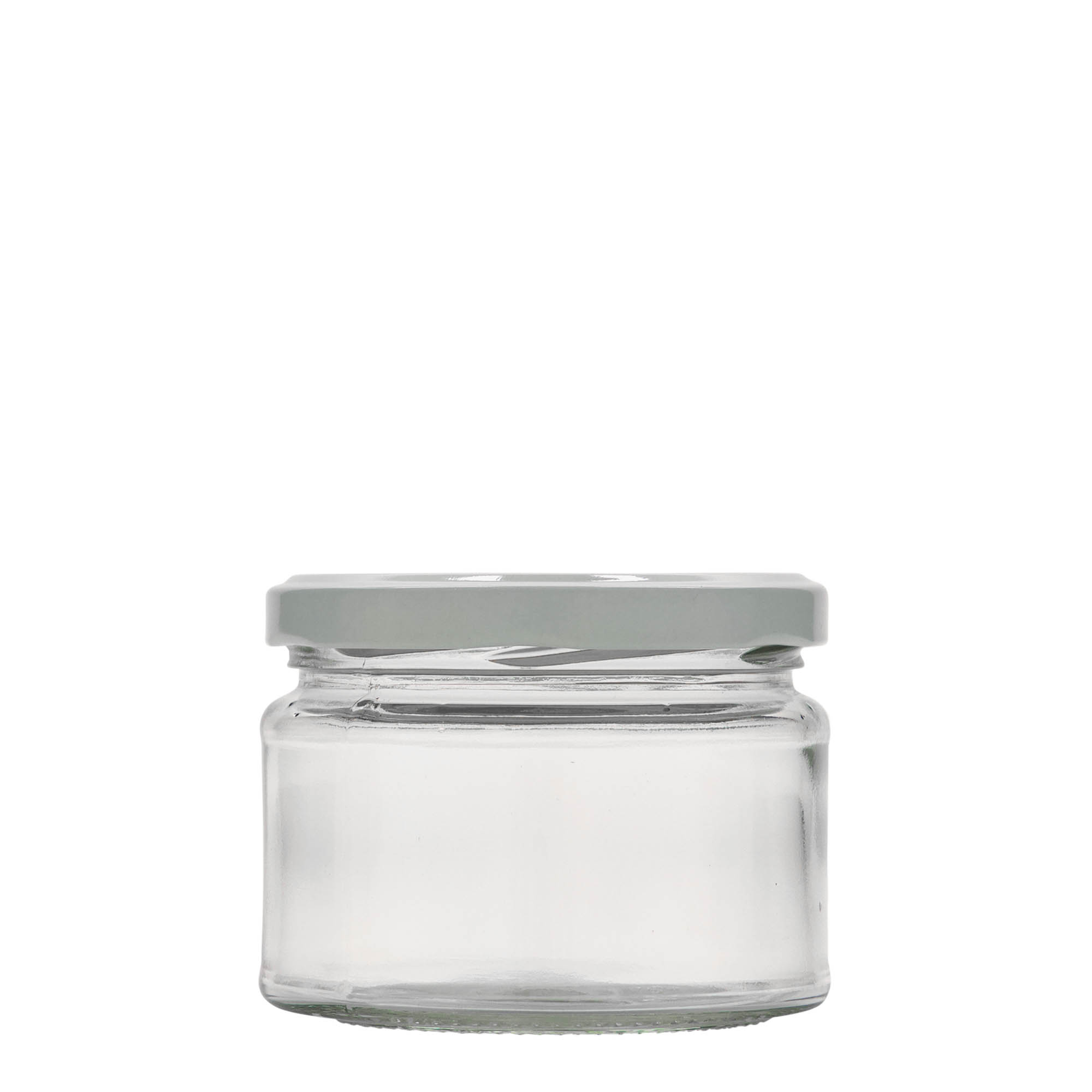 280 ml barattolo rotondo piatto, bocca: Twist-Off (TO 82) 280 ml barattolo rotondo piatto, bocca: Twist-Off (TO 82)