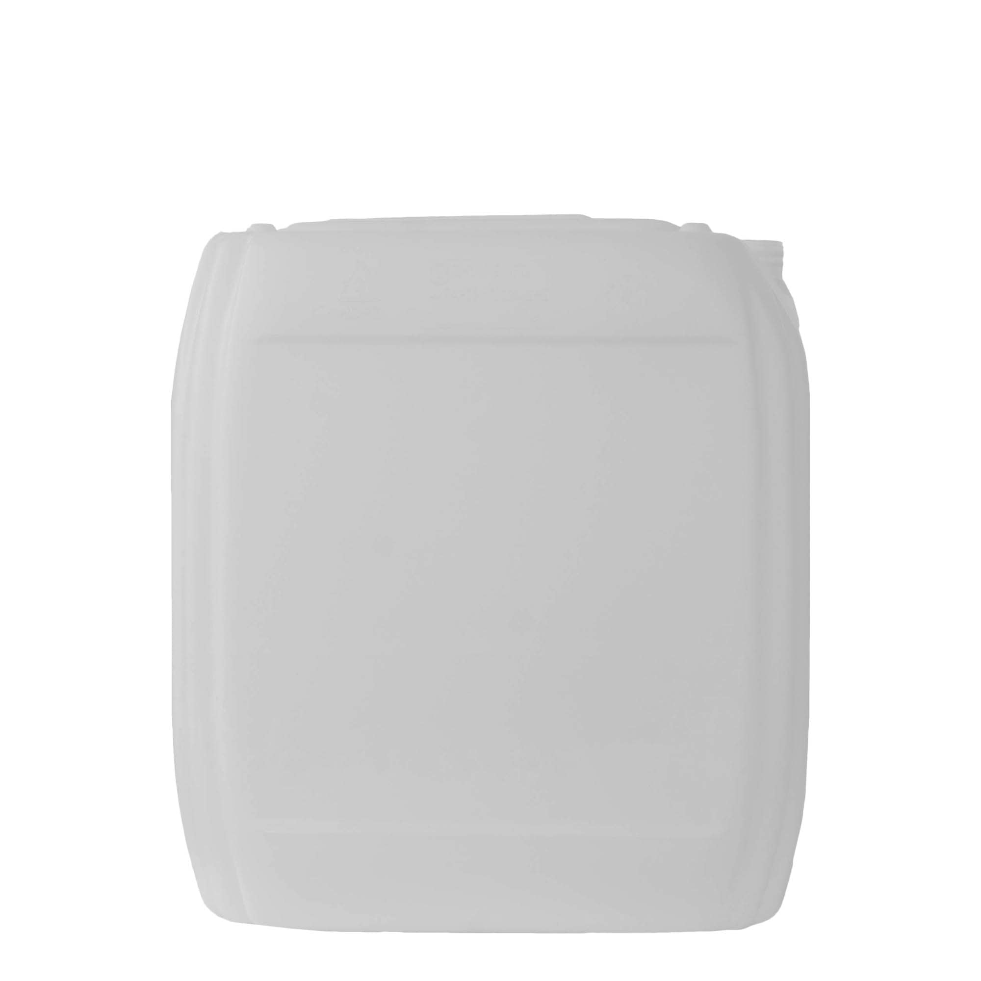 25 l tanica, rettangolare, plastica HDPE, naturale, bocca: ND 60
