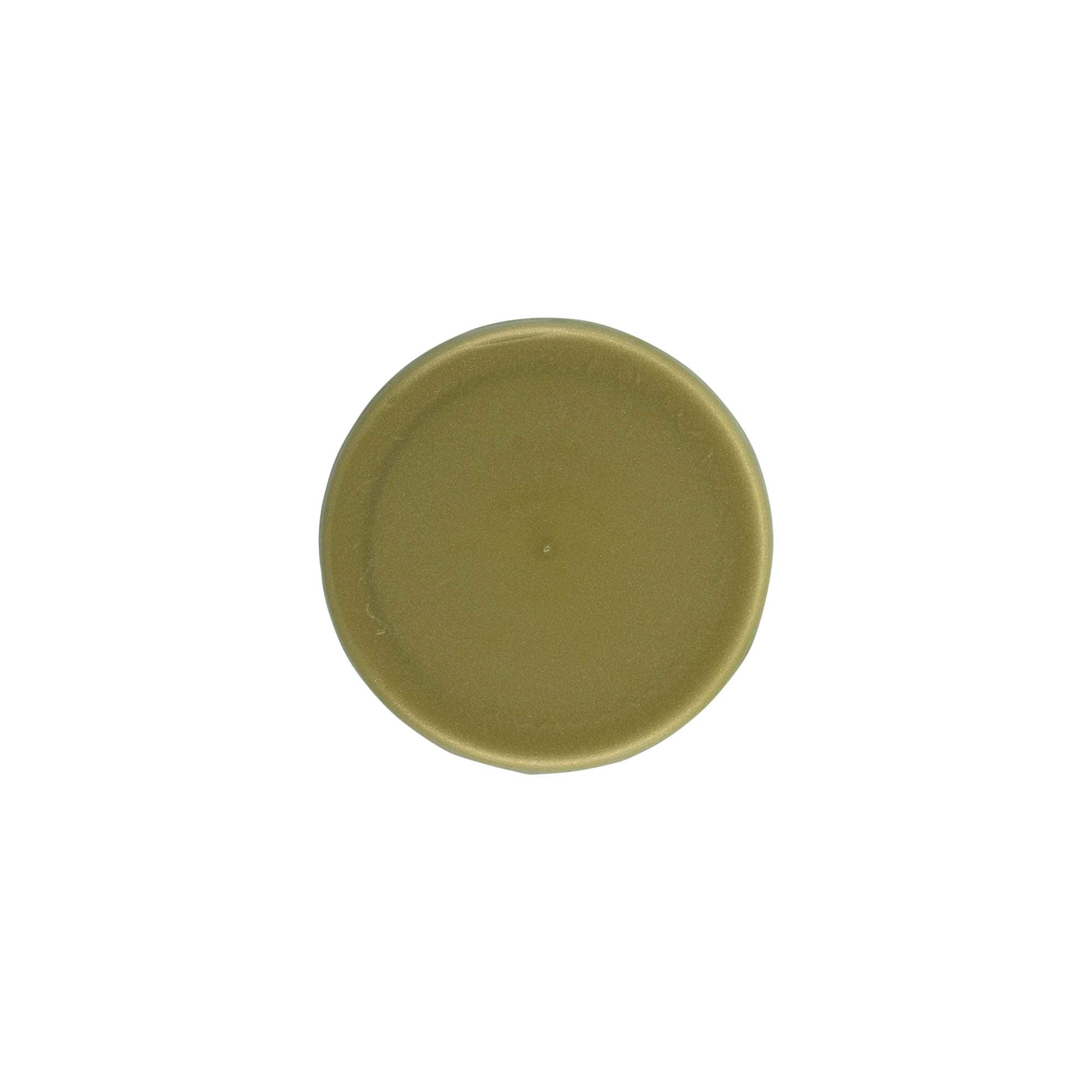 Coperchio a calotta per vaso in ceramica a collo stretto, plastica HDPE, oro
