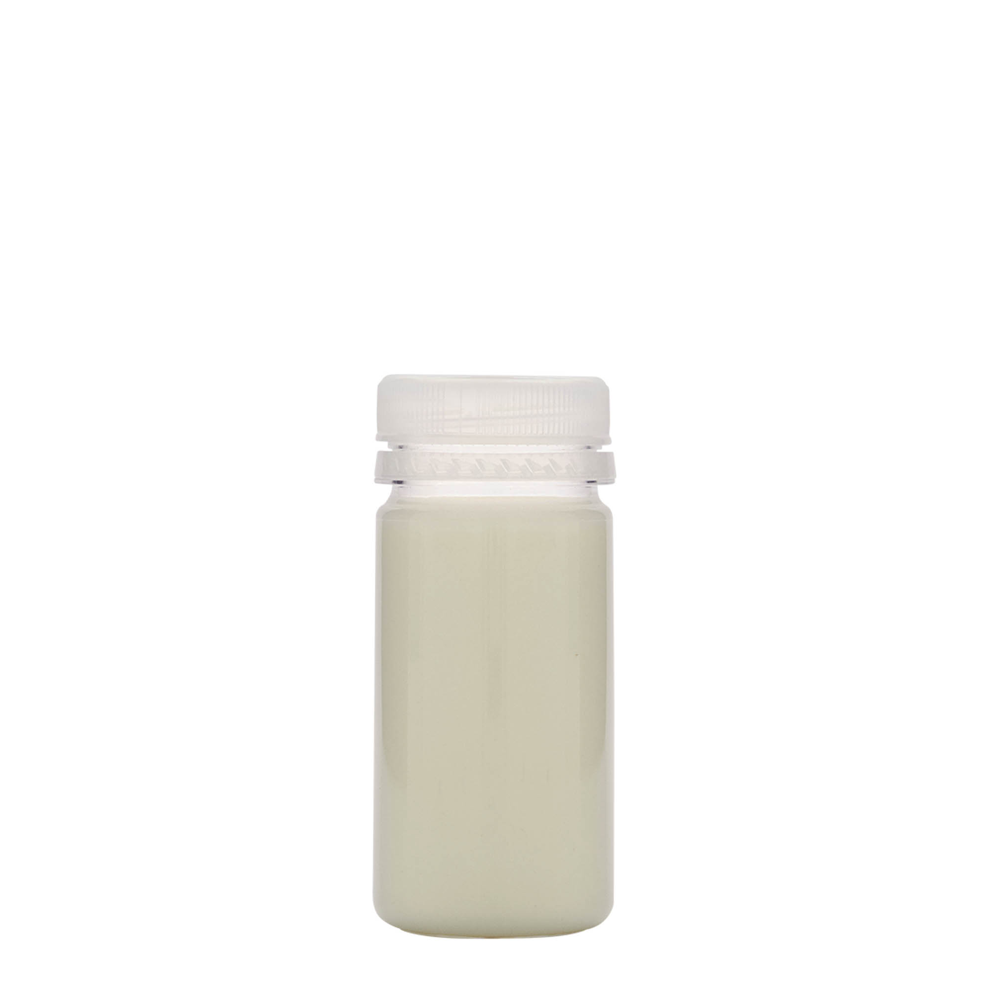 Bottiglia PET da 100 ml 'Everytime', plastica, bocca: 38 mm