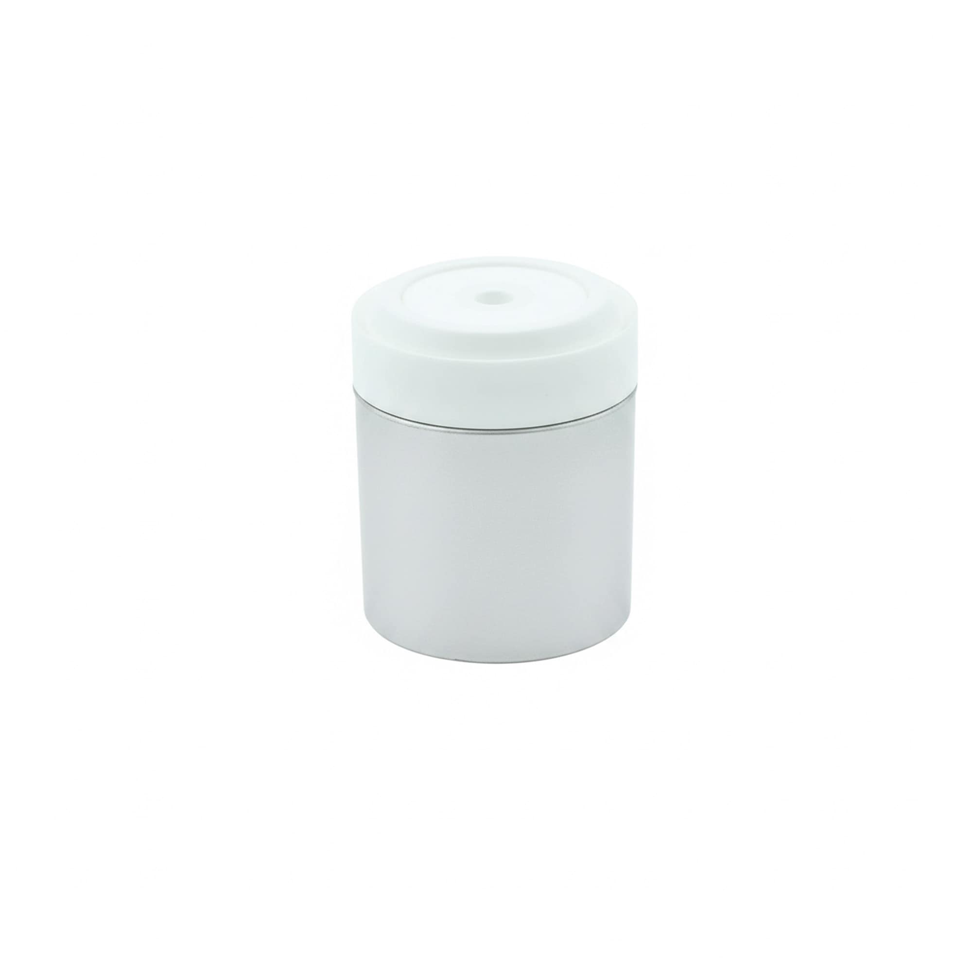 Testa pompa dosatrice airless 'Micro', plastica PP, argento