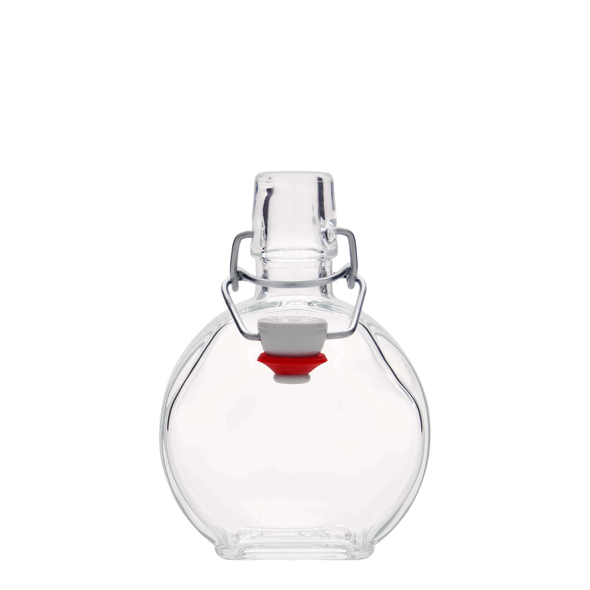 Bottiglia di vetro da 200 ml 'Sensatione', rettangolare, bocca: chiusura a leva Bottiglia di vetro da 200 ml 'Sensatione', rettangolare, bocca: chiusura a leva