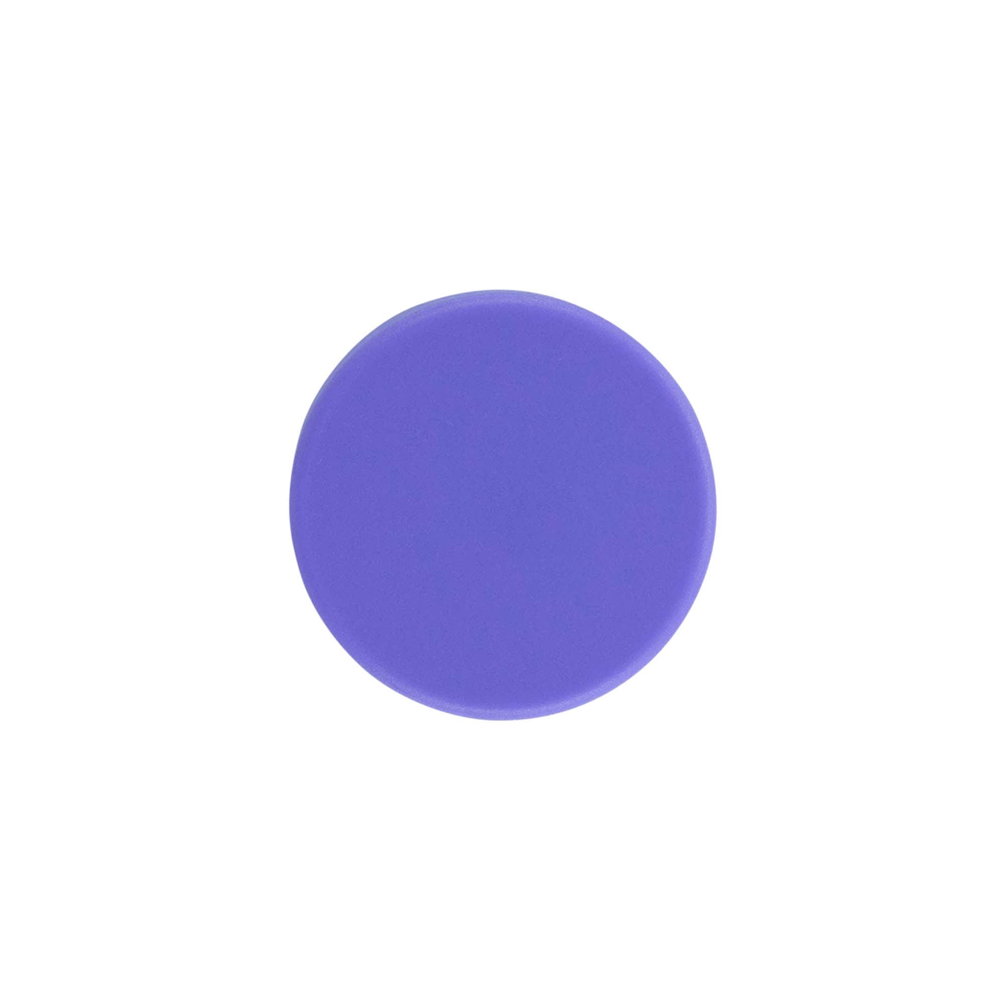 Tappo a vite, plastica ABS, viola, per bocca: GPI 33/400 Tappo a vite, plastica ABS, viola, per bocca: GPI 33/400
