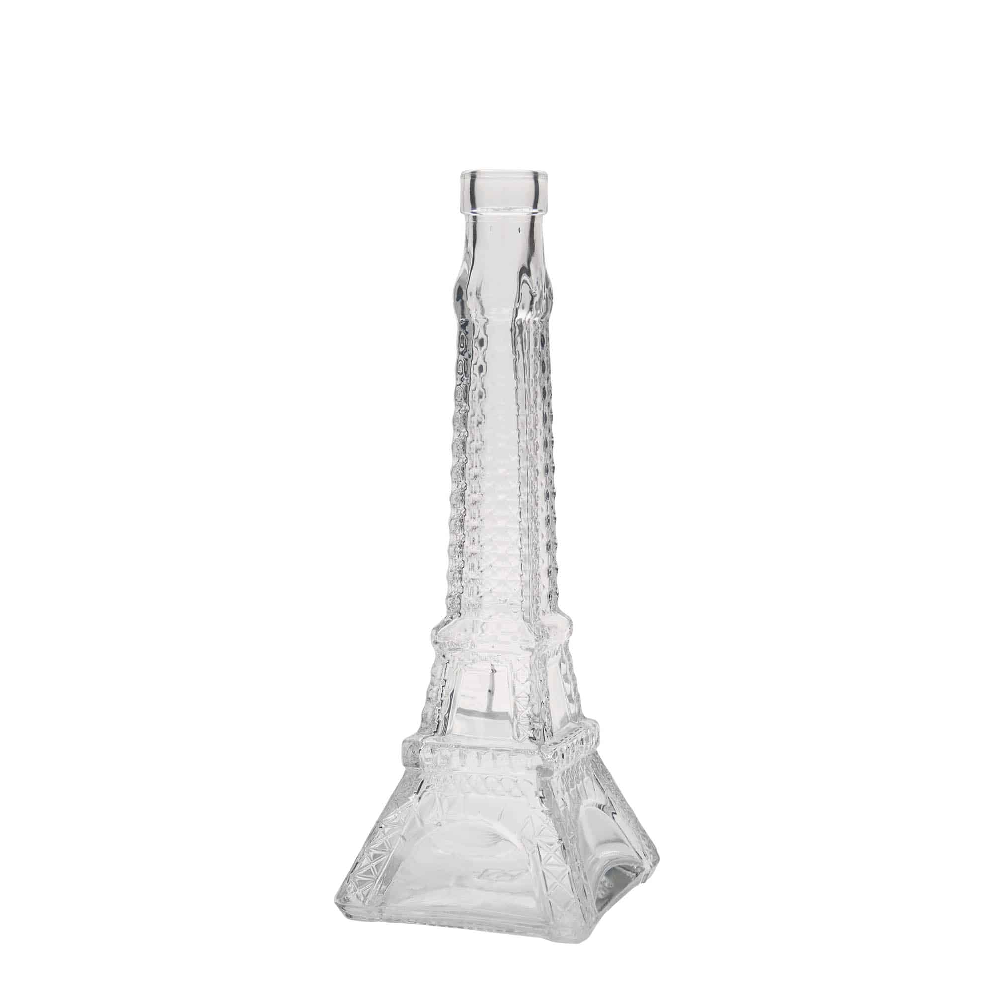 200 ml Bottiglia 'Torre Eiffel', vetro, imboccatura: fascetta