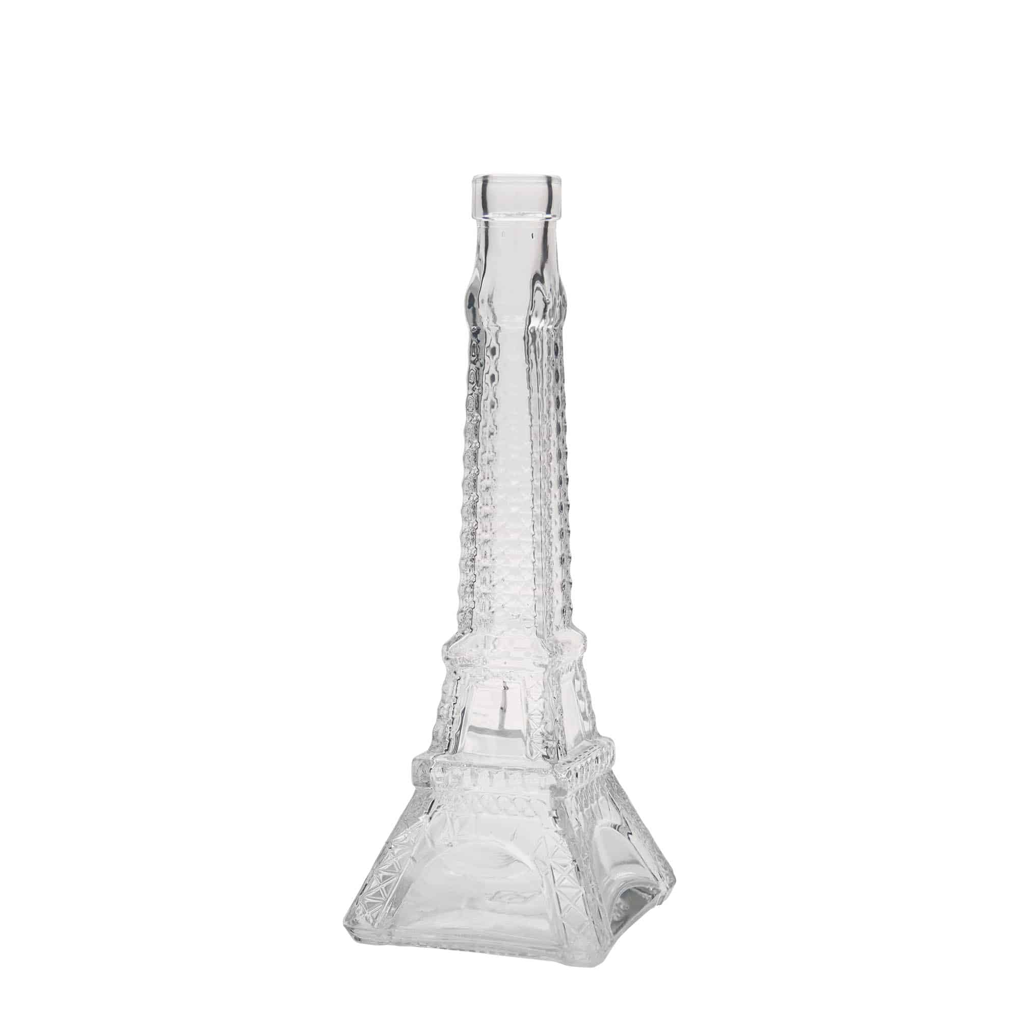 Bottiglia di vetro da 200 ml 'Torre Eiffel', bocca: sughero