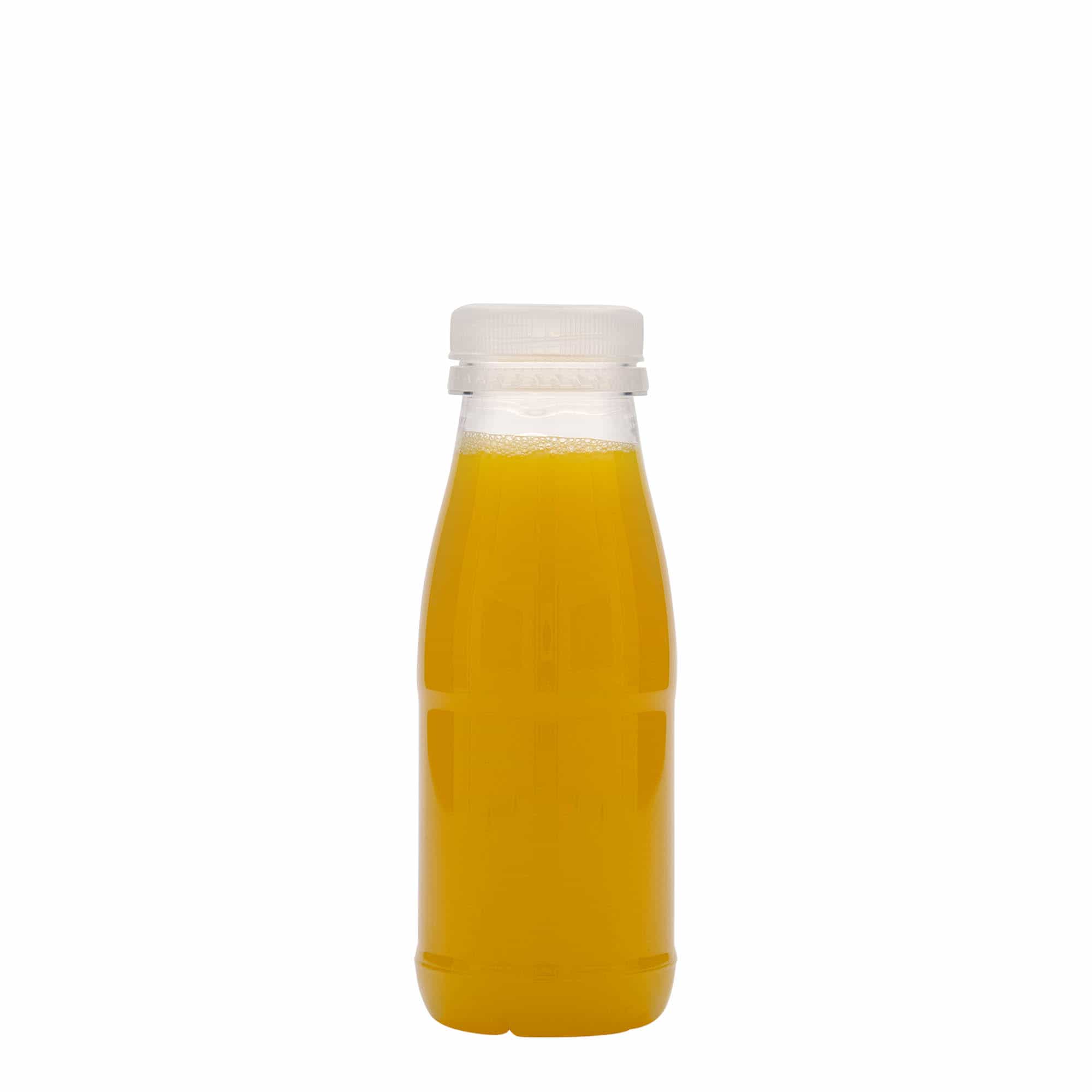 Bottiglia PET 250 ml 'Milk and Juice', plastica, bocca: 38 mm