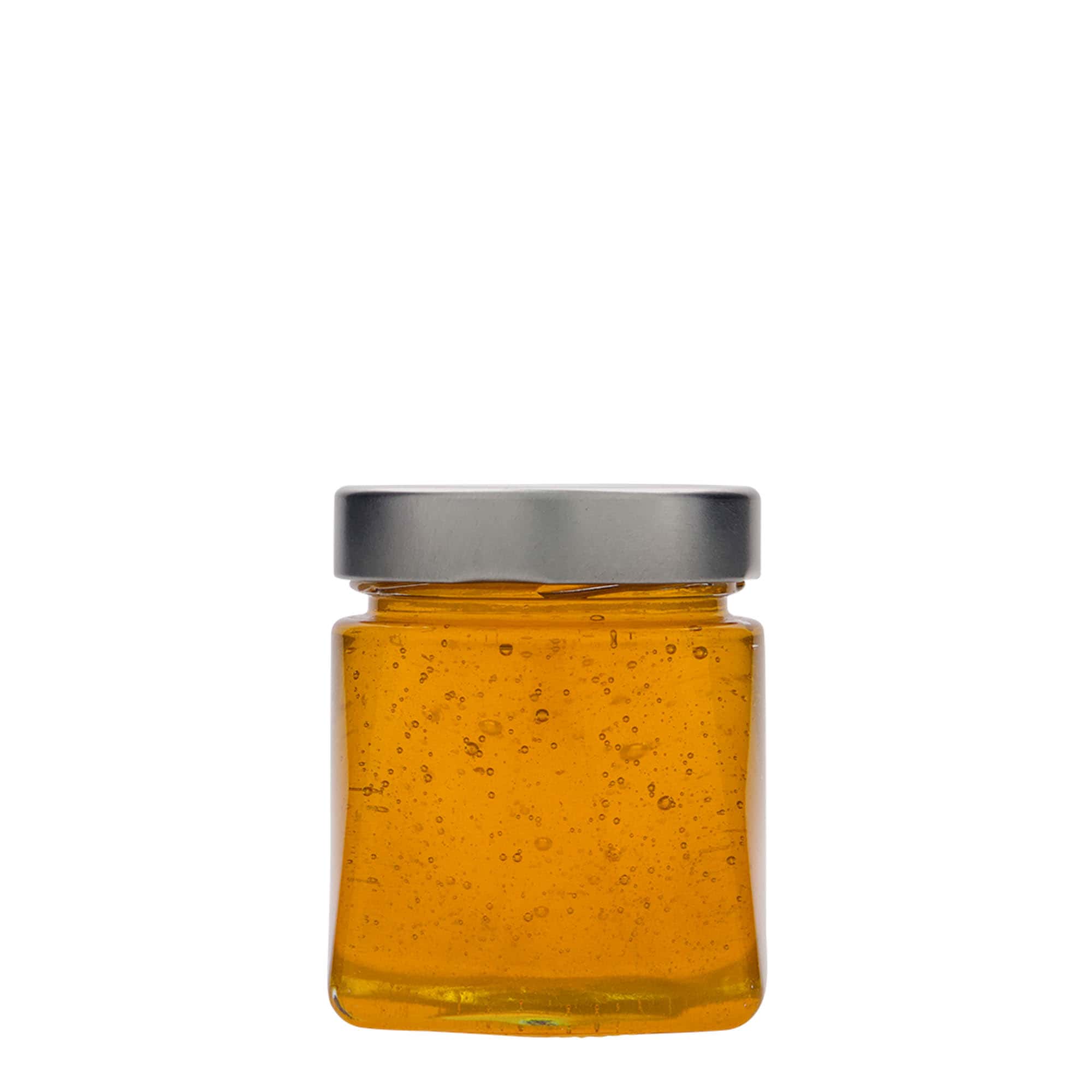 212 ml barattolo quadrato 'Luxor', bocca: Deept-Twist-Off (DTO 63)