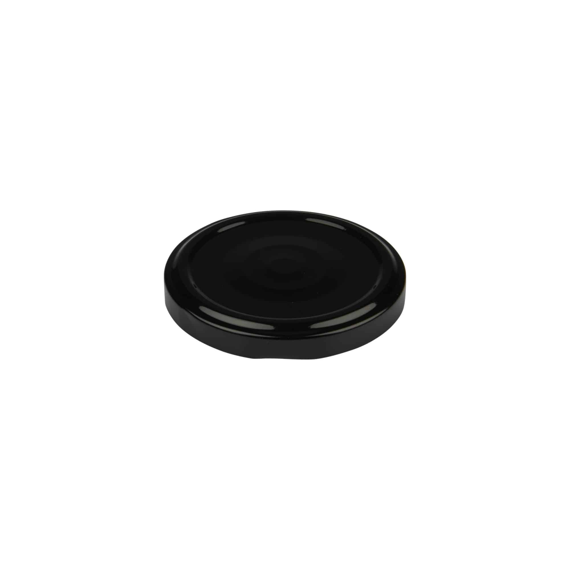 Tappo Twist-Off, banda stagnata, nero, per imboccatura: TO 66
