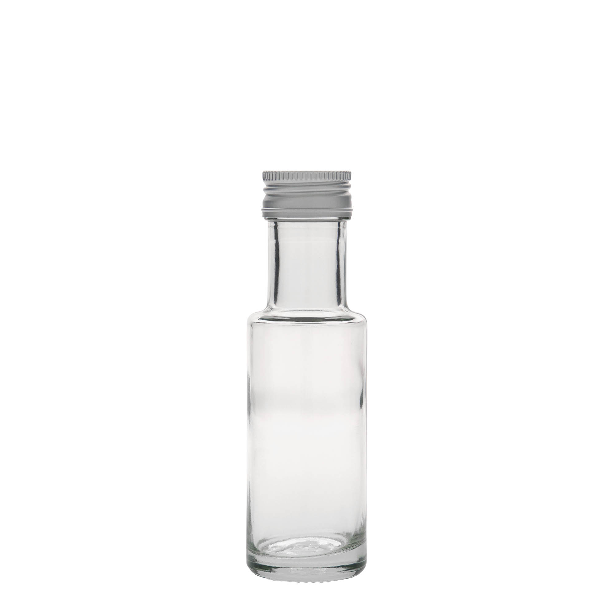 Bottiglia di vetro da 100 ml 'Dorica', bocca: PP 31,5