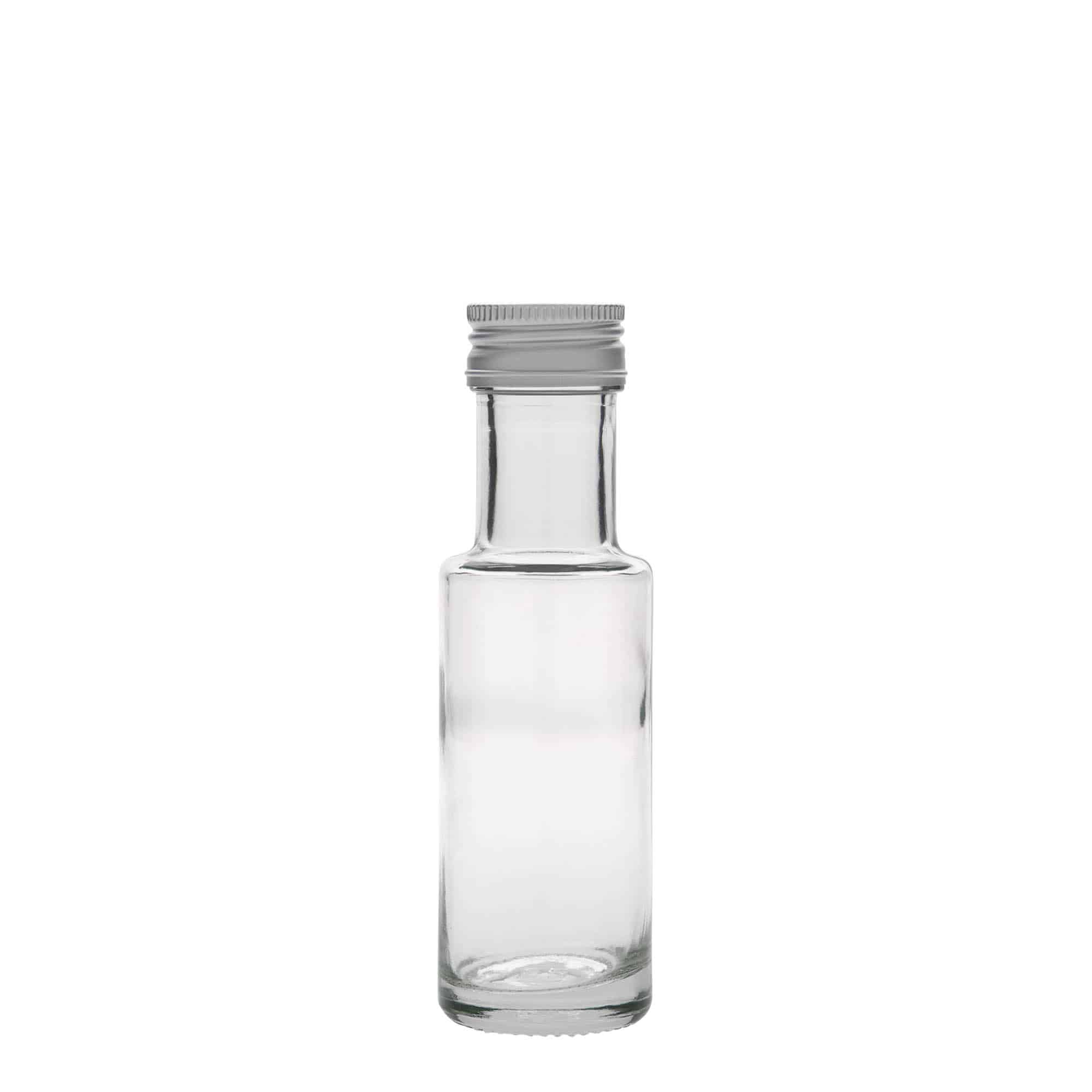 Bottiglia di vetro da 100 ml 'Dorica', bocca: PP 31,5