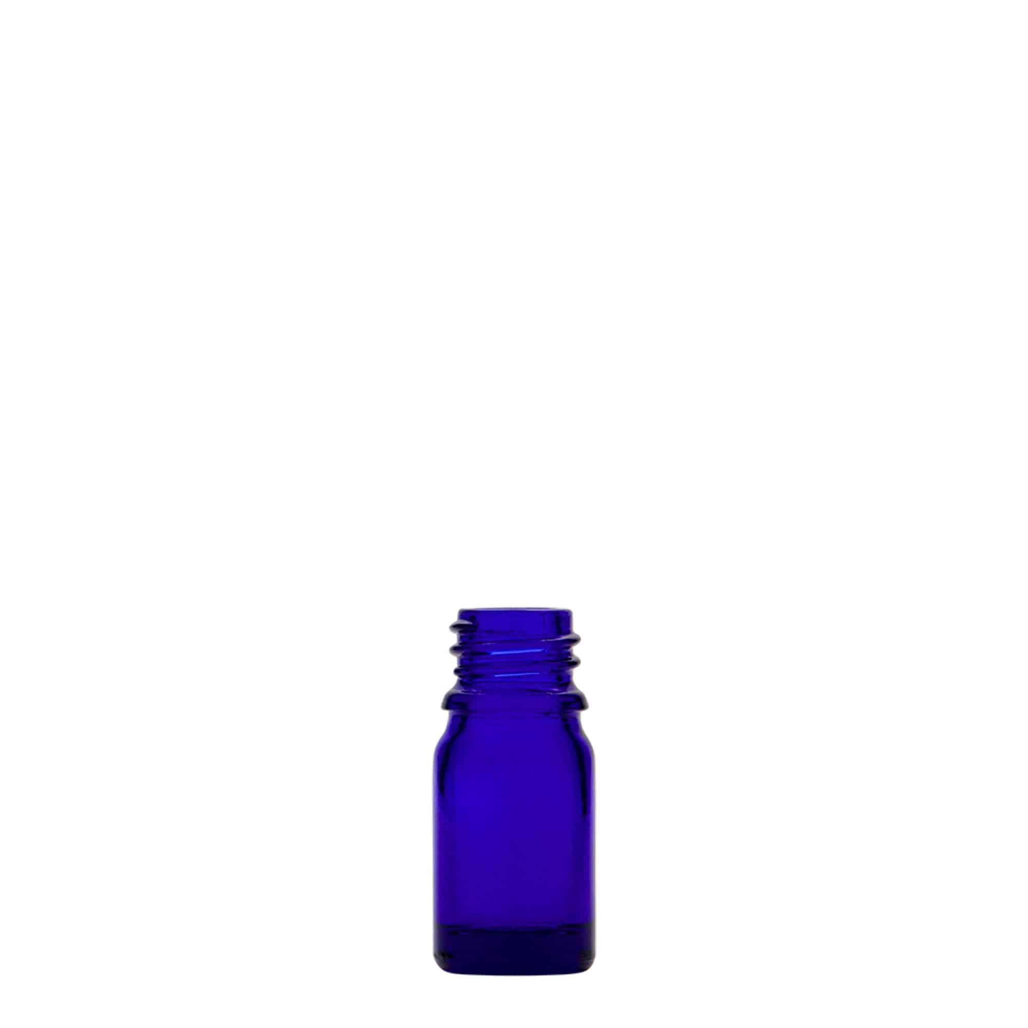 5 ml Boccetta di vetro, blu reale, imboccatura: DIN 18 5 ml Boccetta di vetro, blu reale, imboccatura: DIN 18