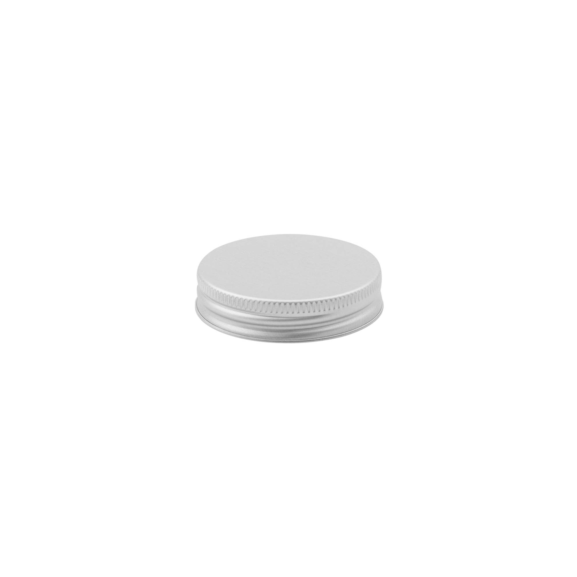 Chiusura a vite, metallo, argento, per bocca: 48/400 Chiusura a vite, metallo, argento, per bocca: 48/400