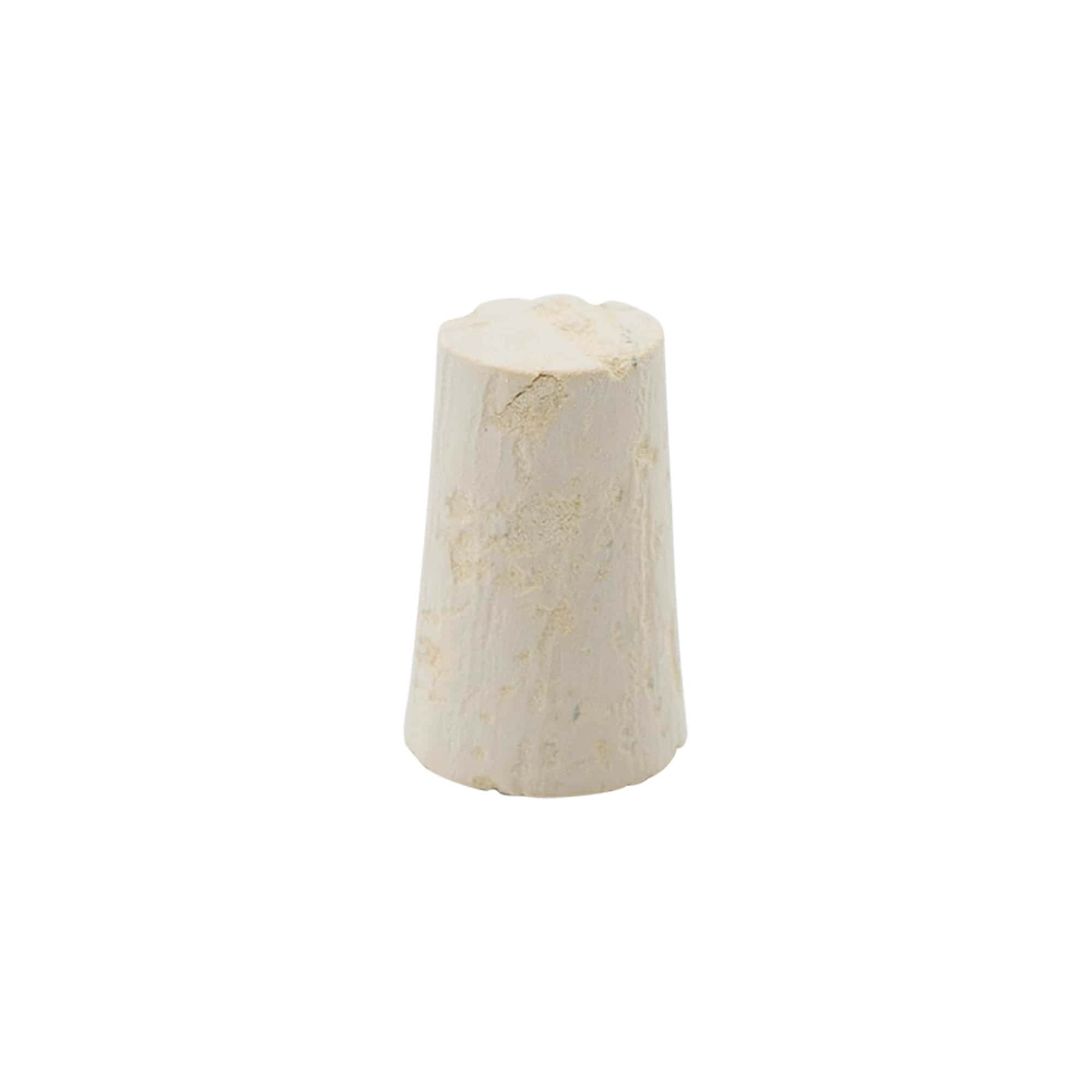 Tappo a punta 17-21 x 33, sughero pressato, beige, per apertura: sughero