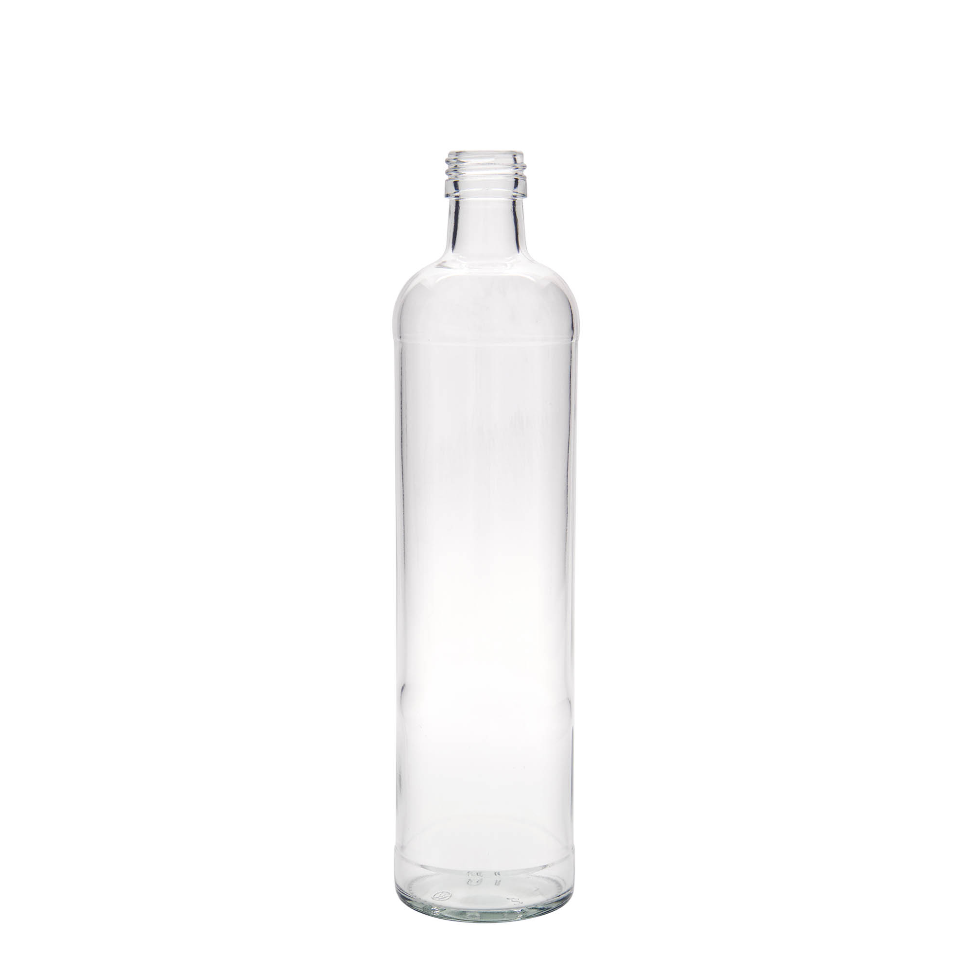 Bottiglia a fiasco da 500 ml, vetro, bocca: PP 28 Bottiglia a fiasco da 500 ml, vetro, bocca: PP 28