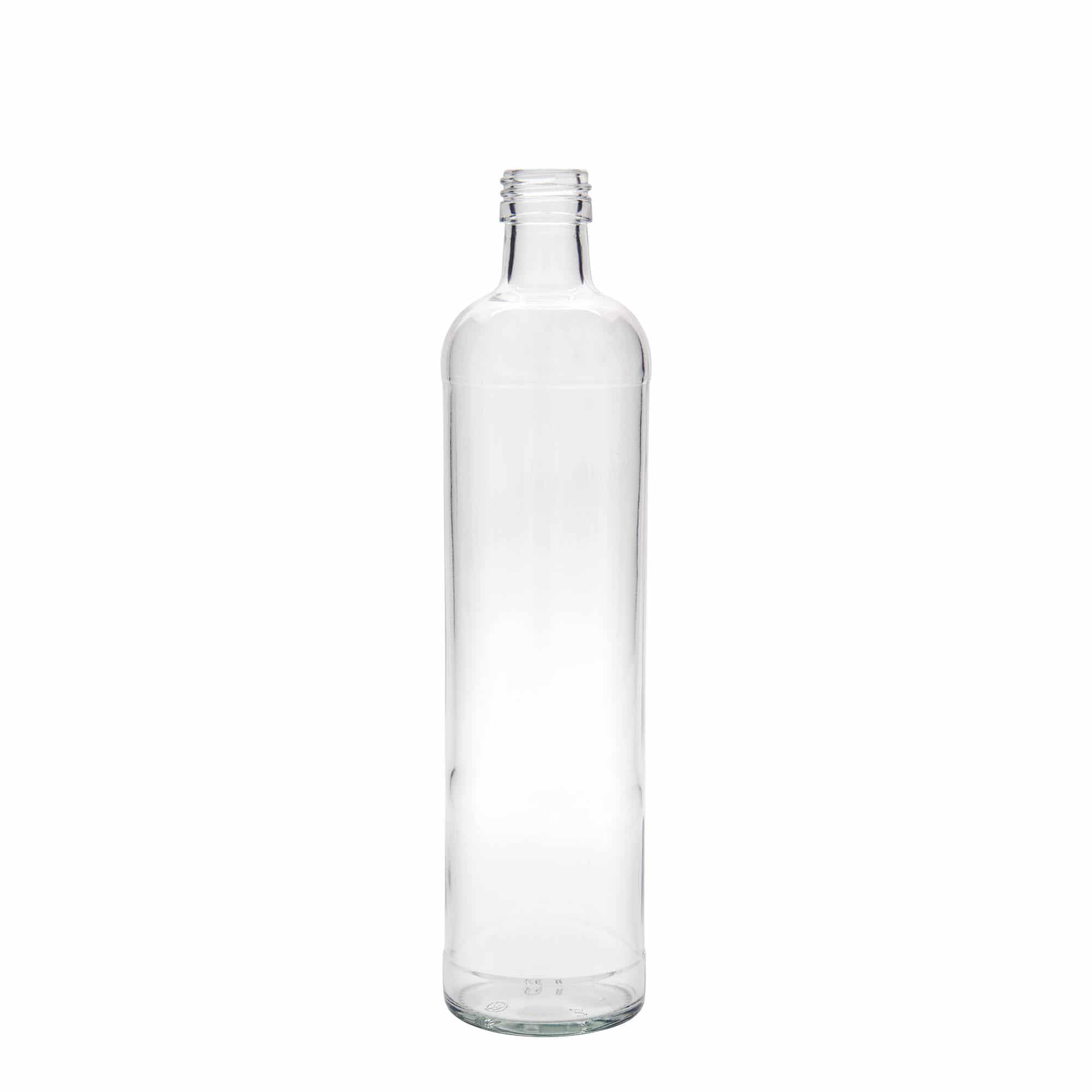 Bottiglia a fiasco da 500 ml, vetro, bocca: PP 28 Bottiglia a fiasco da 500 ml, vetro, bocca: PP 28