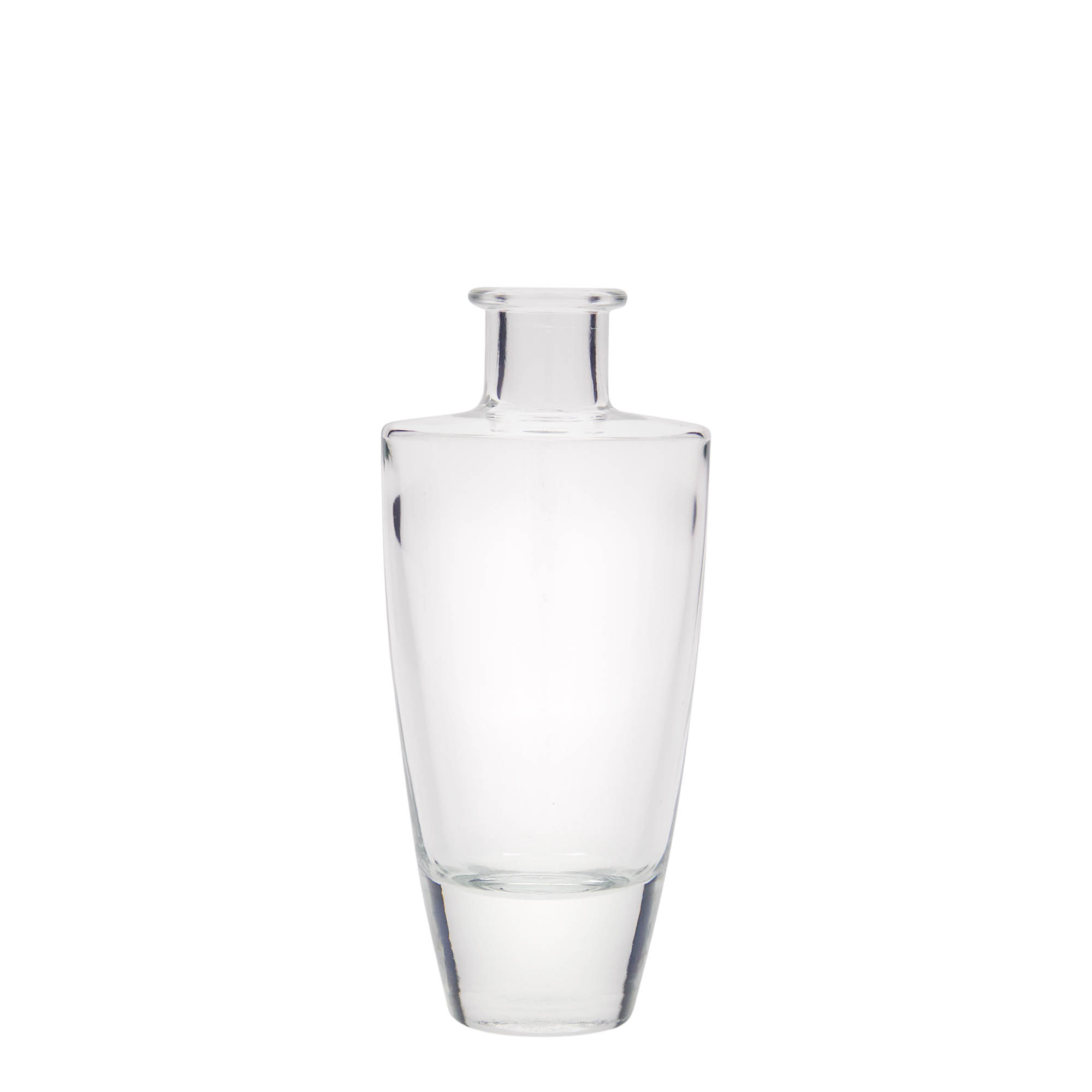 Bottiglia di vetro da 200 ml 'Vanessa', ovale, bocca: sughero Bottiglia di vetro da 200 ml 'Vanessa', ovale, bocca: sughero