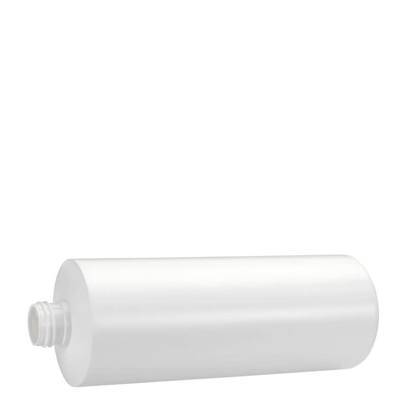 500 ml Flacone in plastica 'Pipe', Green HDPE, bianco, imboccatura: GPI 24/410