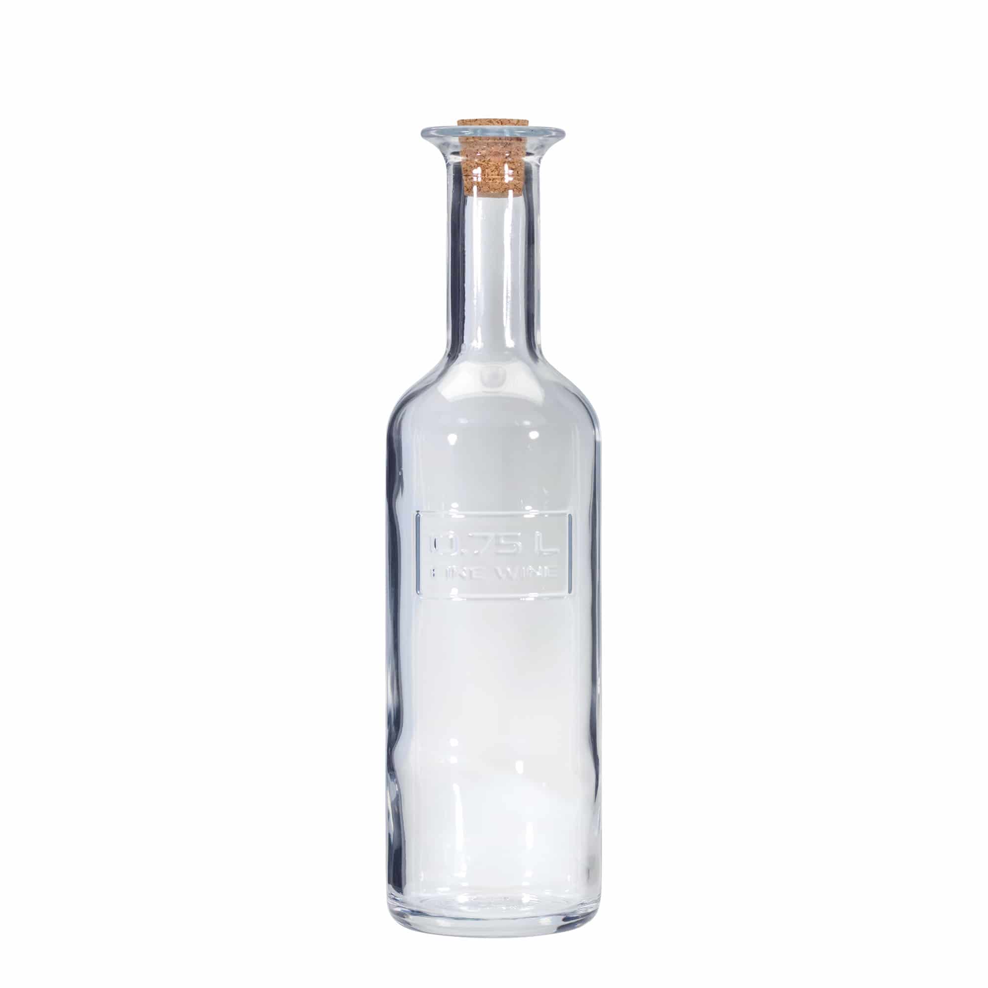 Bottiglia di vetro da 750 ml 'Optima Fine Wine', bocca: sughero