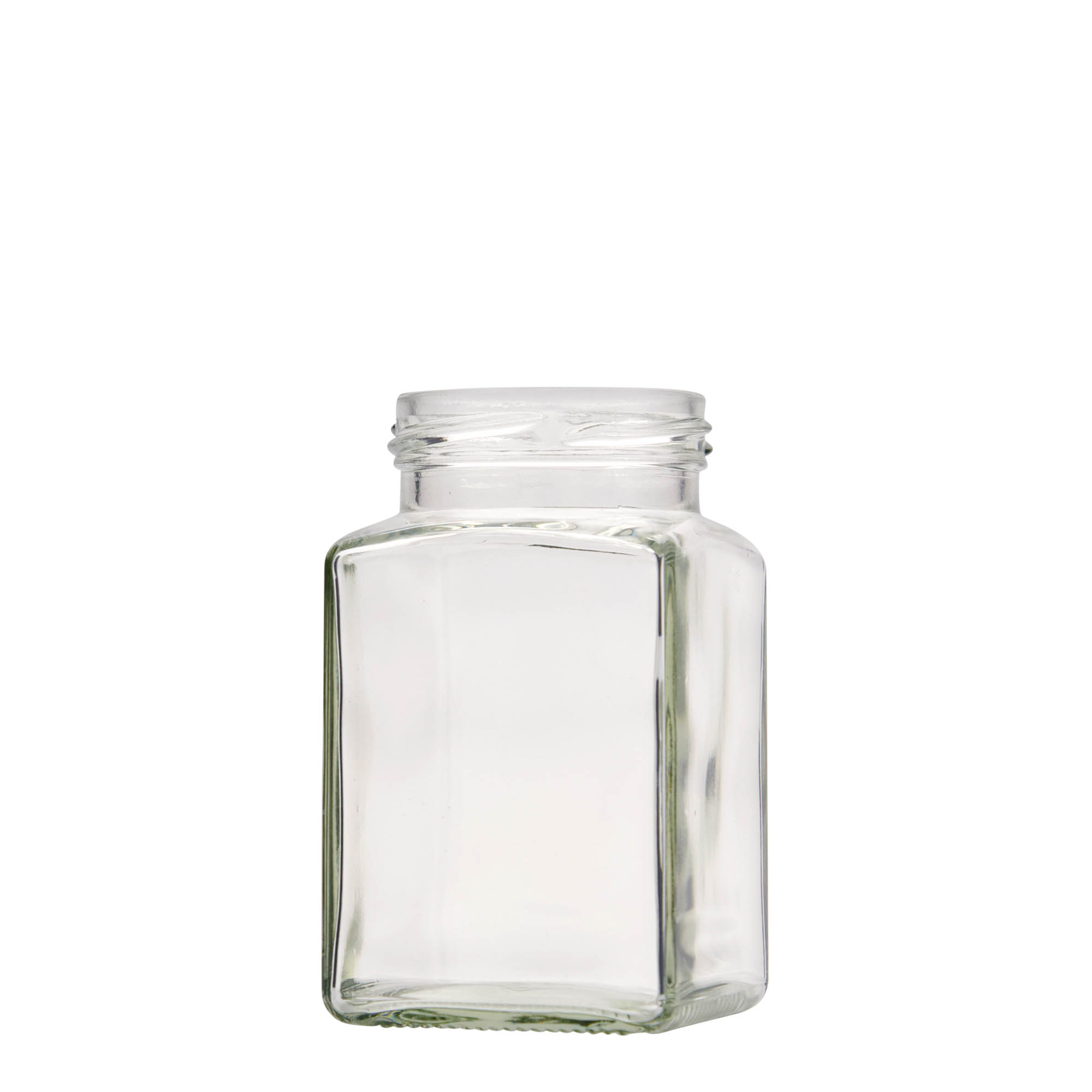 260 ml barattolo quadrato, bocca: twist-off (TO 58)