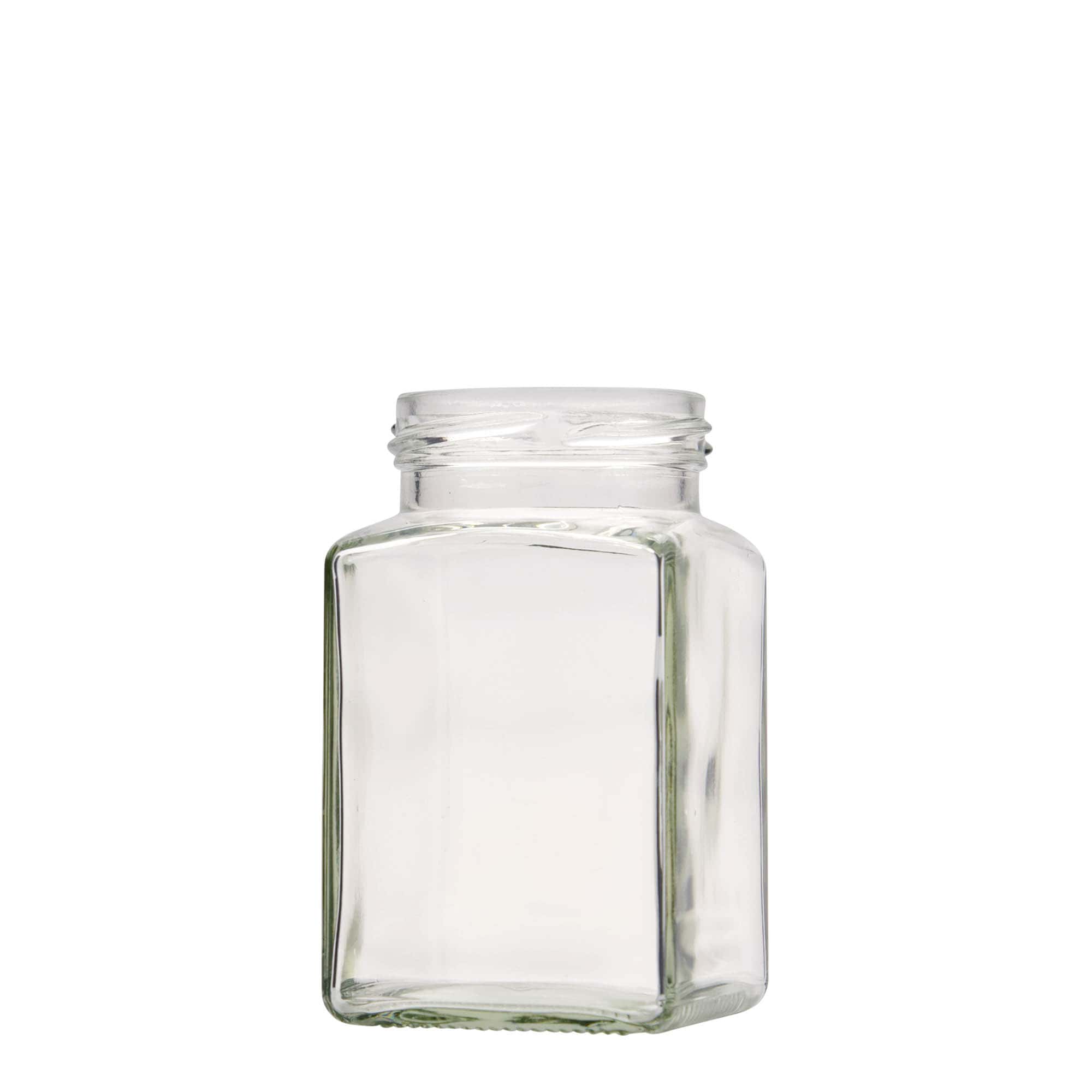 260 ml barattolo quadrato, bocca: twist-off (TO 58)
