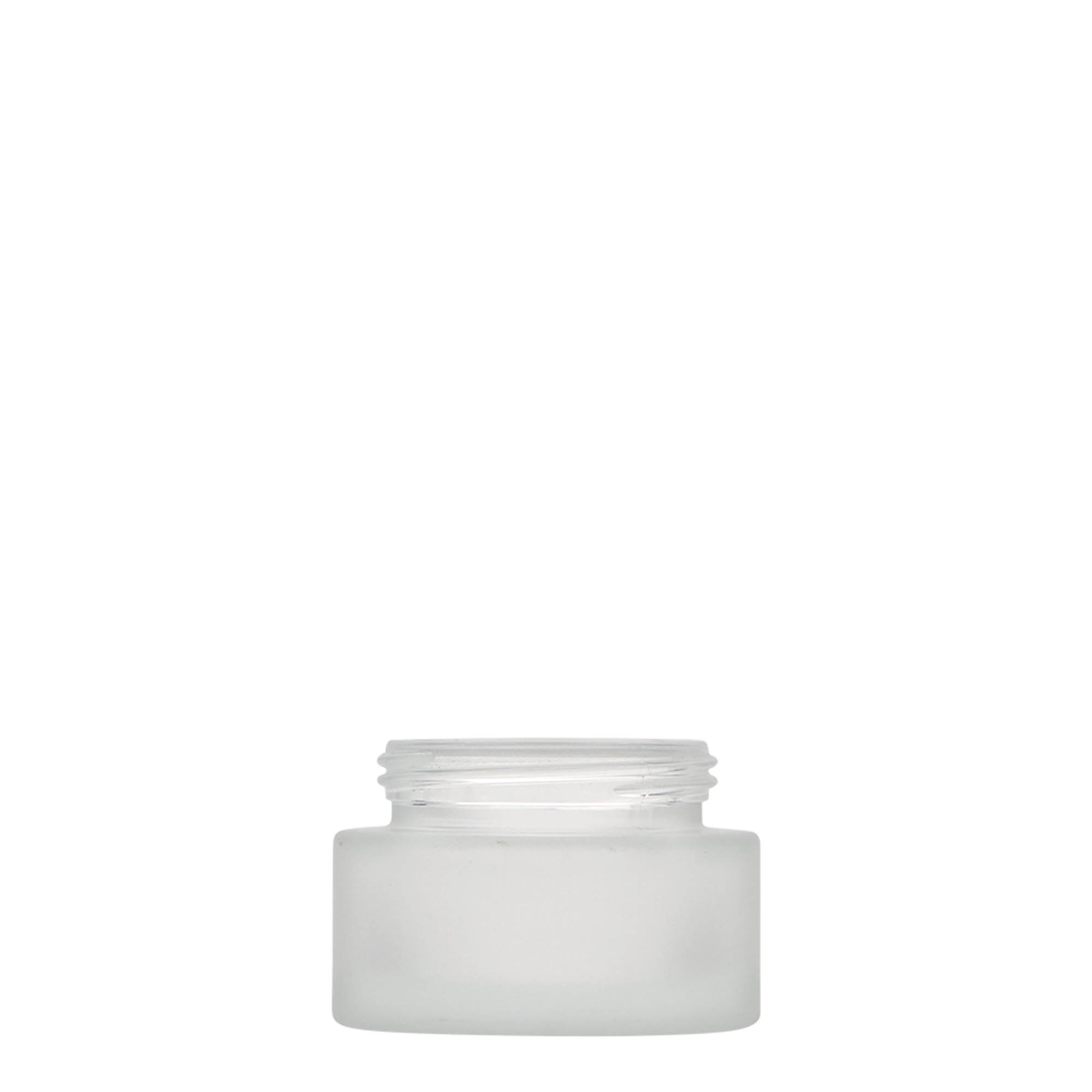 30 ml barattolo 'Edizione Platino', vetro, ghiacciato, apertura: chiusura a vite 30 ml barattolo 'Edizione Platino', vetro, ghiacciato, apertura: chiusura a vite
