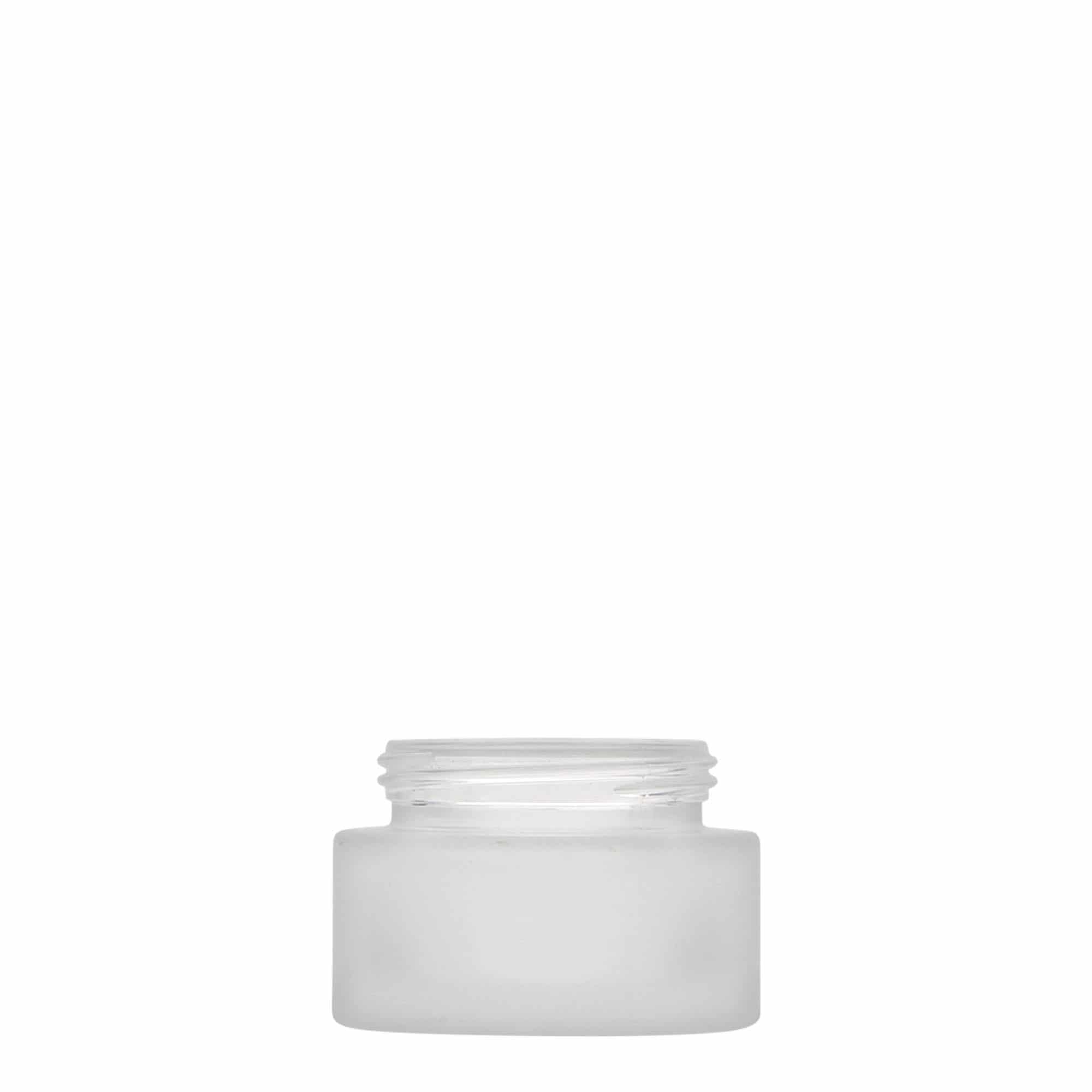 30 ml barattolo 'Edizione Platino', vetro, ghiacciato, apertura: chiusura a vite