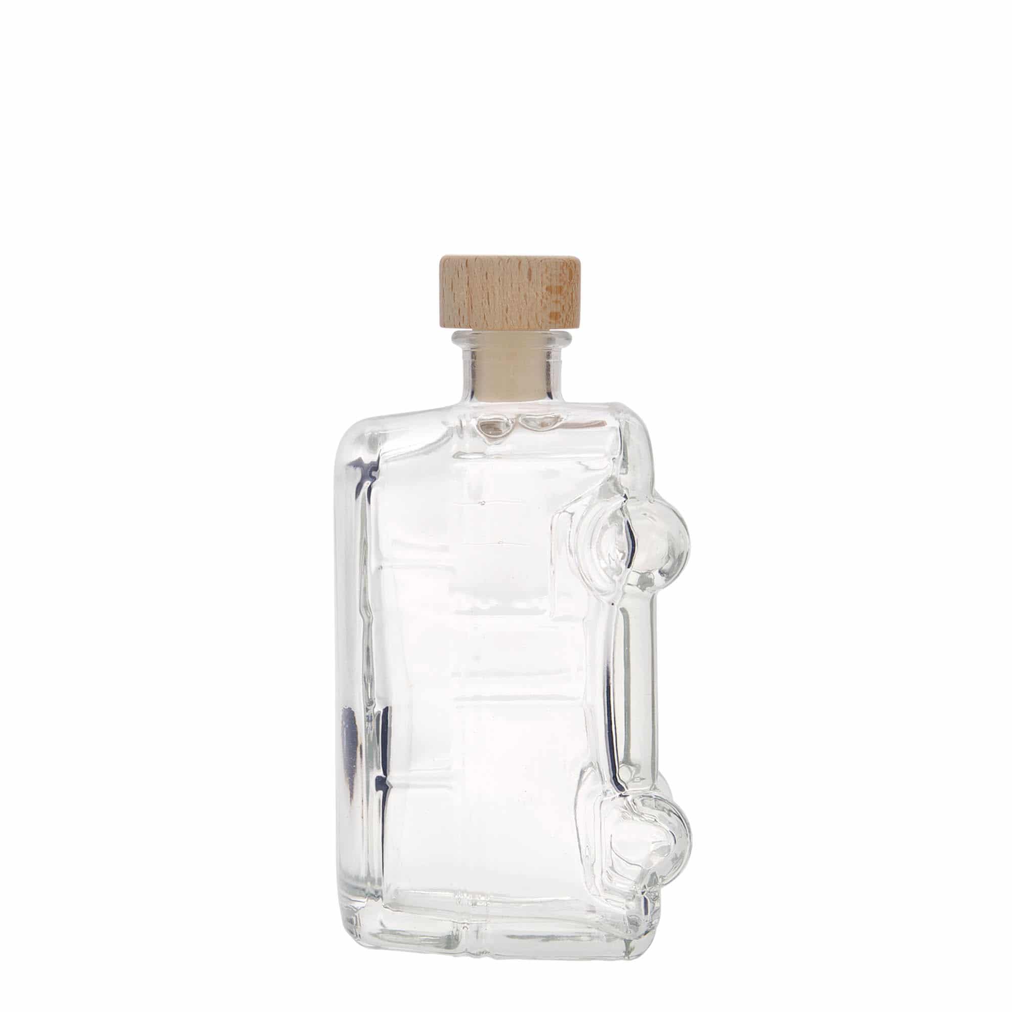 200 ml Bottiglia di vetro 'Minivan', imboccatura: fascetta