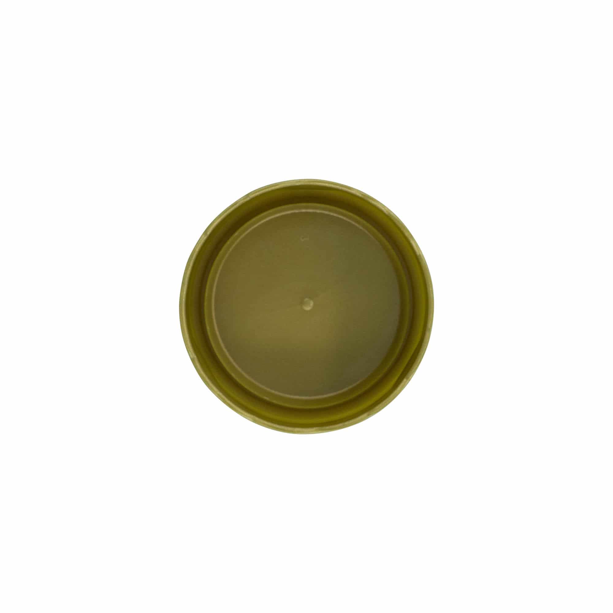 Coperchio a calotta per vaso in ceramica a collo stretto, plastica HDPE, oro