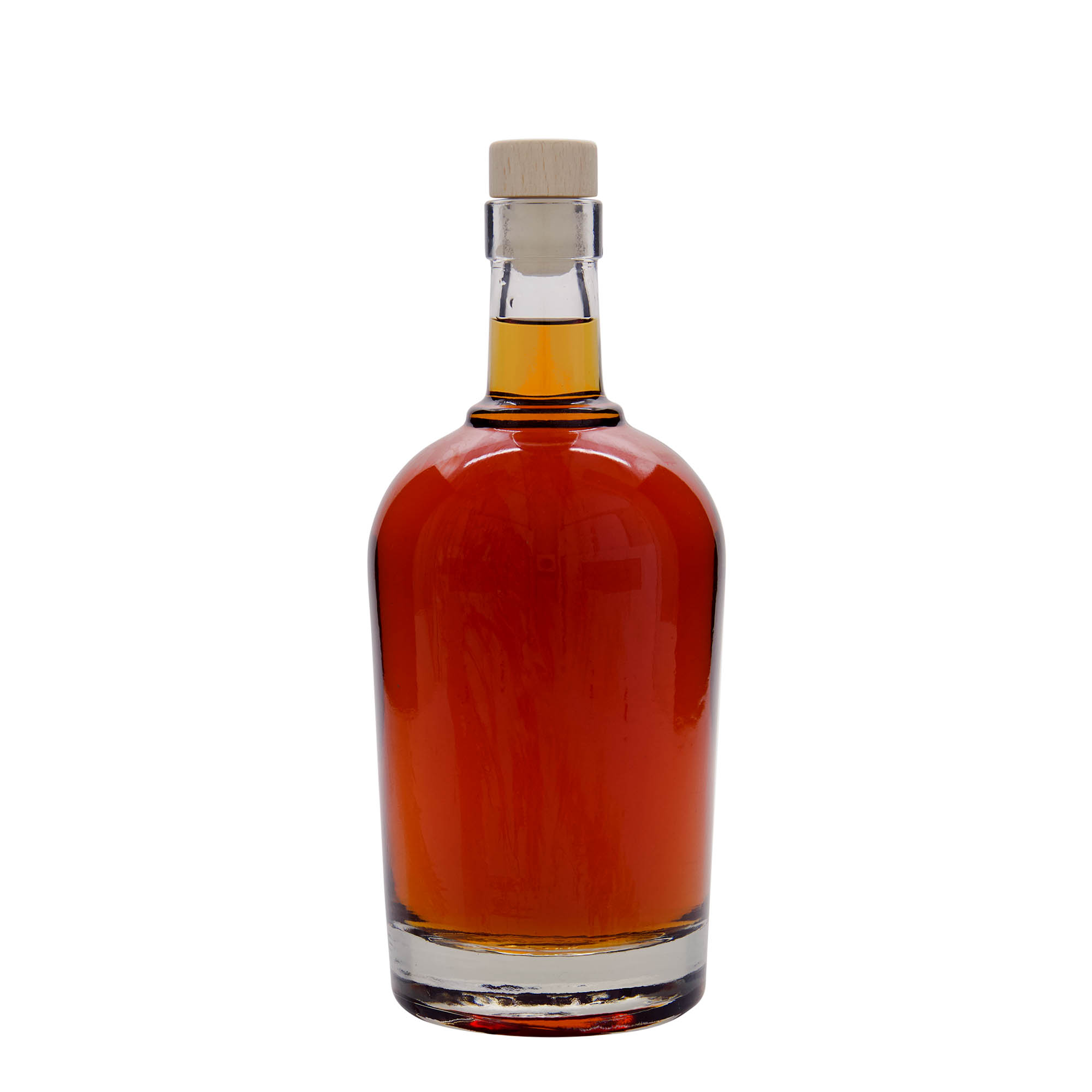 Bottiglia di vetro da 700 ml 'Amarillo', bocca: tappo di sughero Bottiglia di vetro da 700 ml 'Amarillo', bocca: tappo di sughero