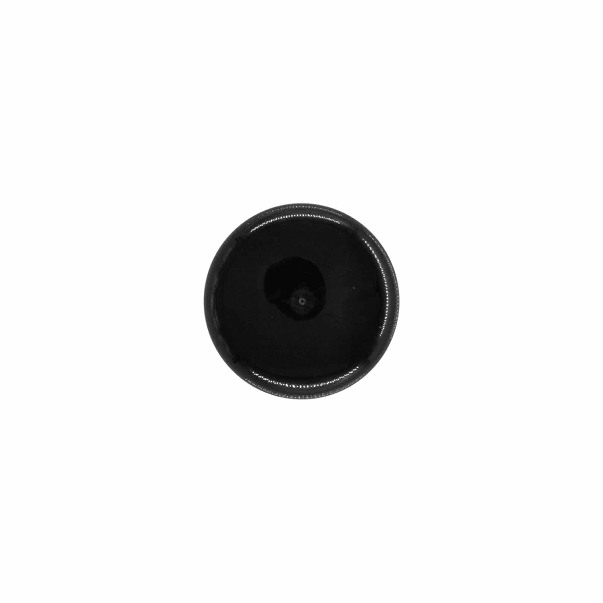 Chiusura a vite con inserto per siringa, plastica PP, nero, per bocca: 24/410