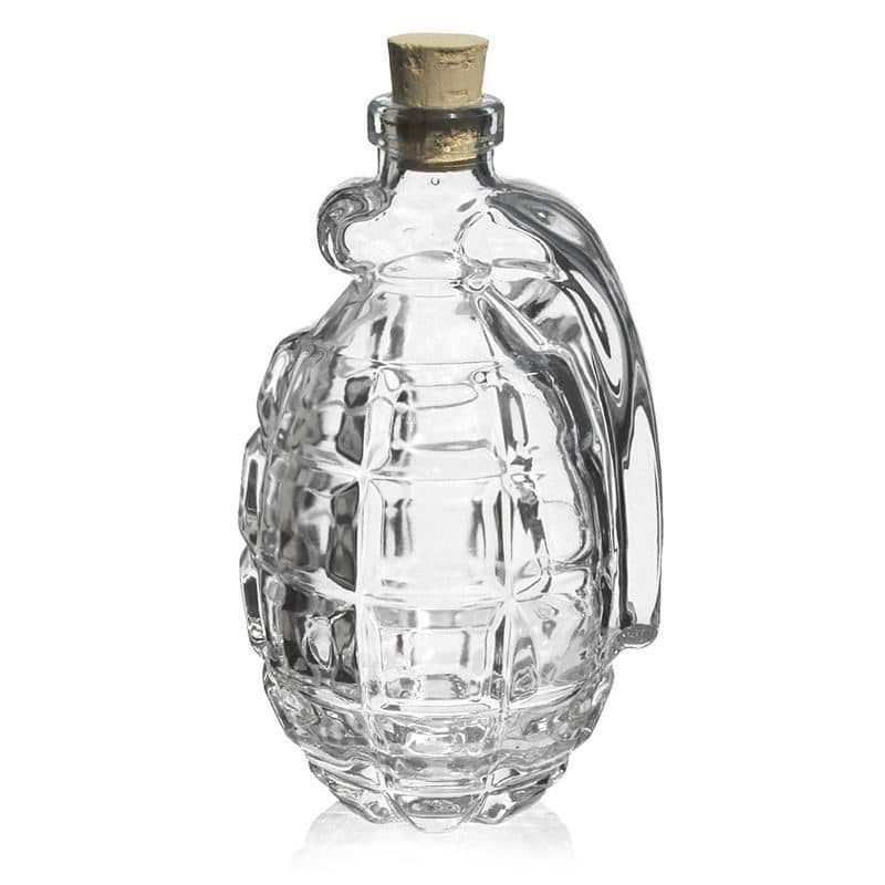 200 ml Bottiglia di vetro 'Granata', imboccatura: fascetta