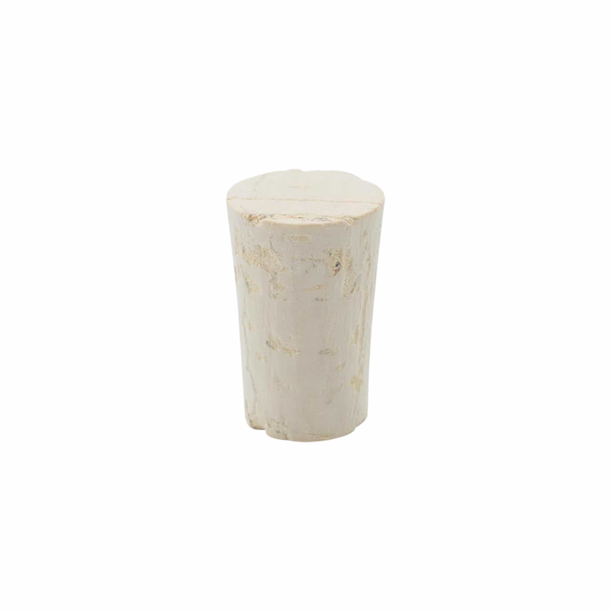 Tappo a punta 17-21 x 33, sughero pressato, beige, per apertura: sughero