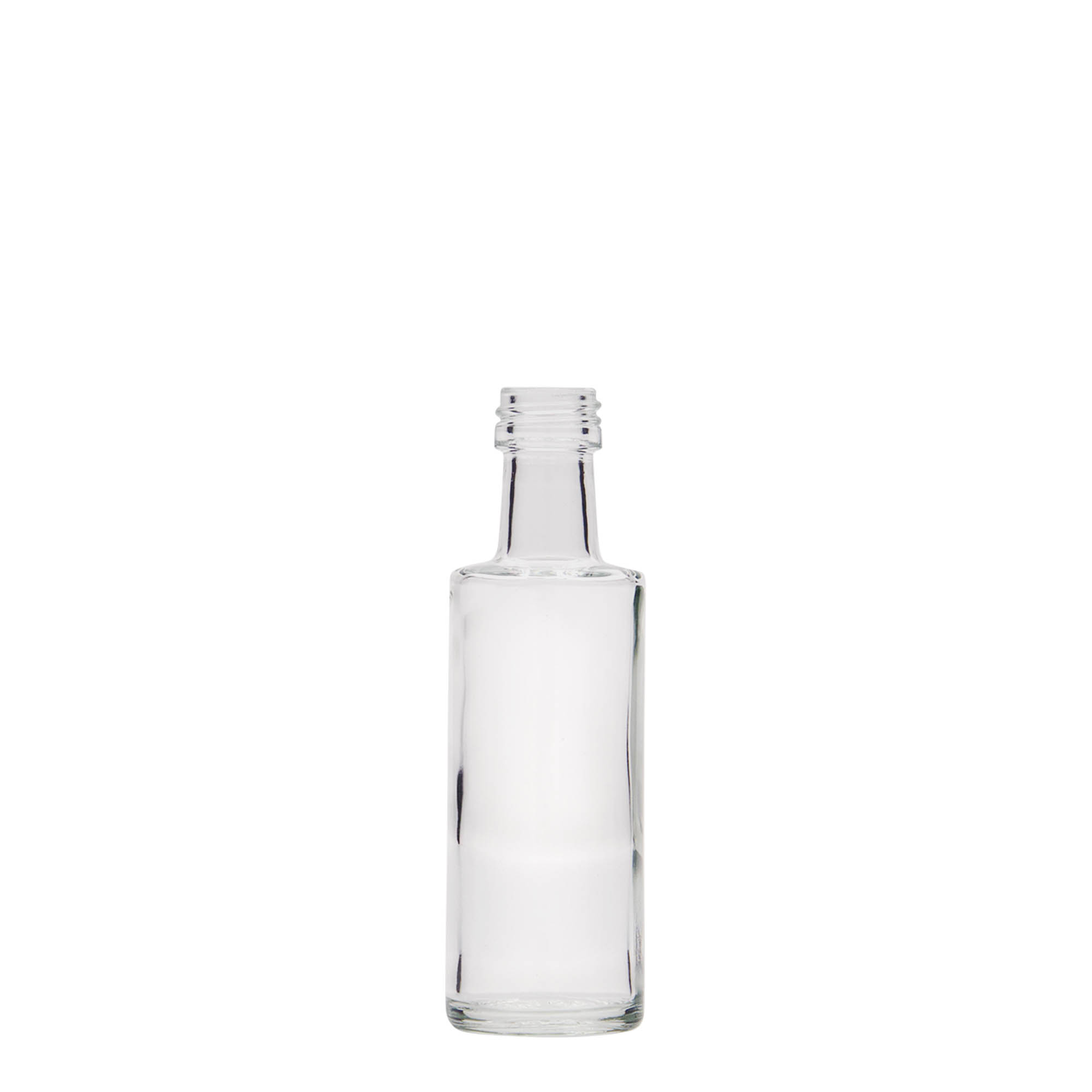 Bottiglia di vetro da 40 ml 'Dorica', bocca: PP 18 Bottiglia di vetro da 40 ml 'Dorica', bocca: PP 18