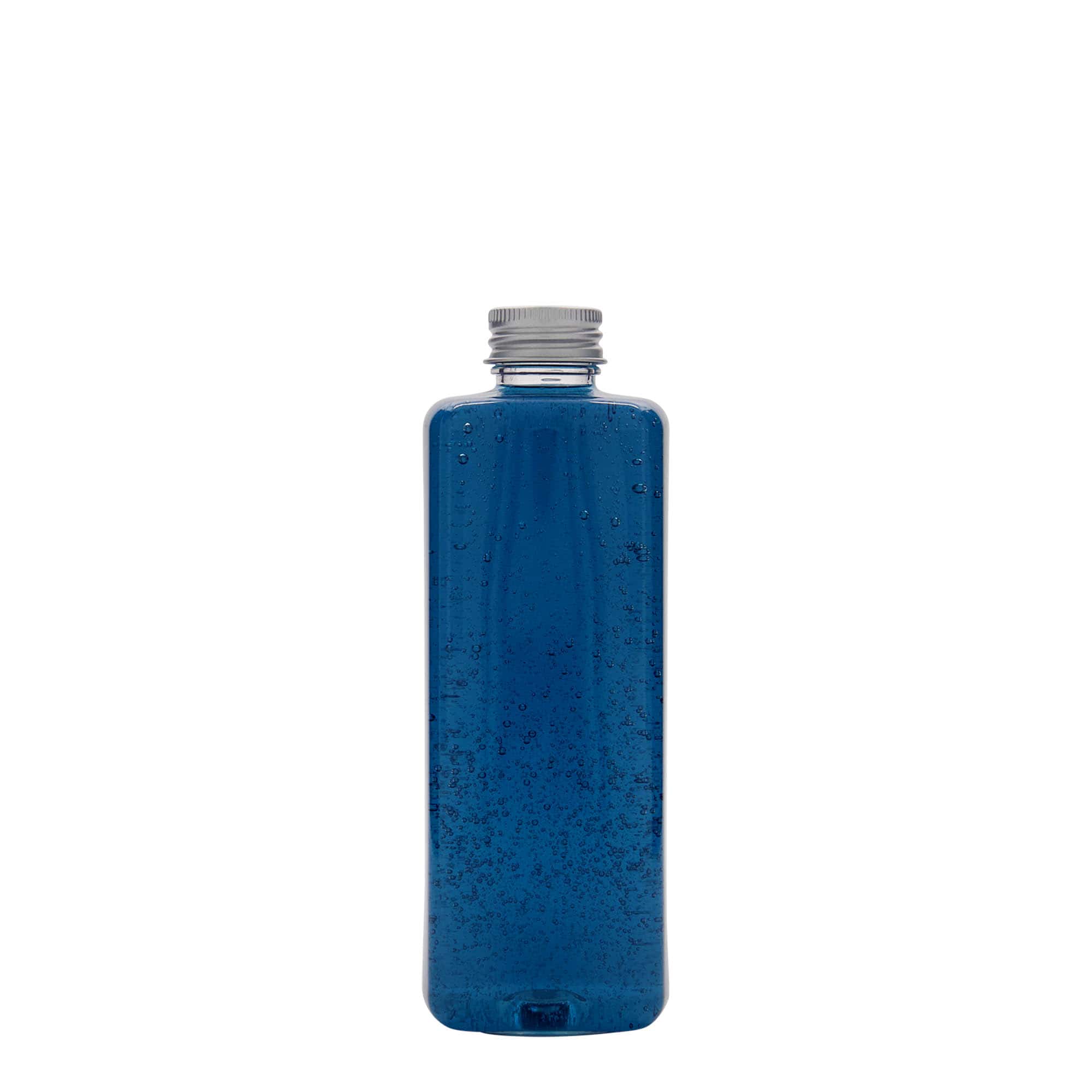 Bottiglia PET da 300 ml 'Karl', quadrata, plastica, bocca: 24/410