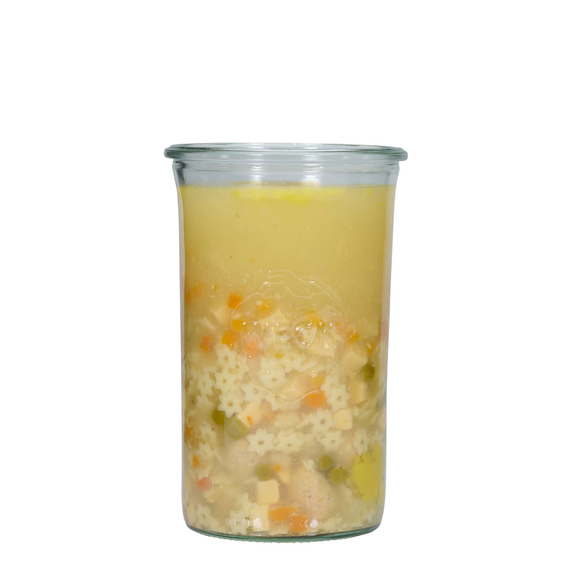 1.000 ml Vasetto WECK Dritto, vetro, imboccatura: bordo rotondo