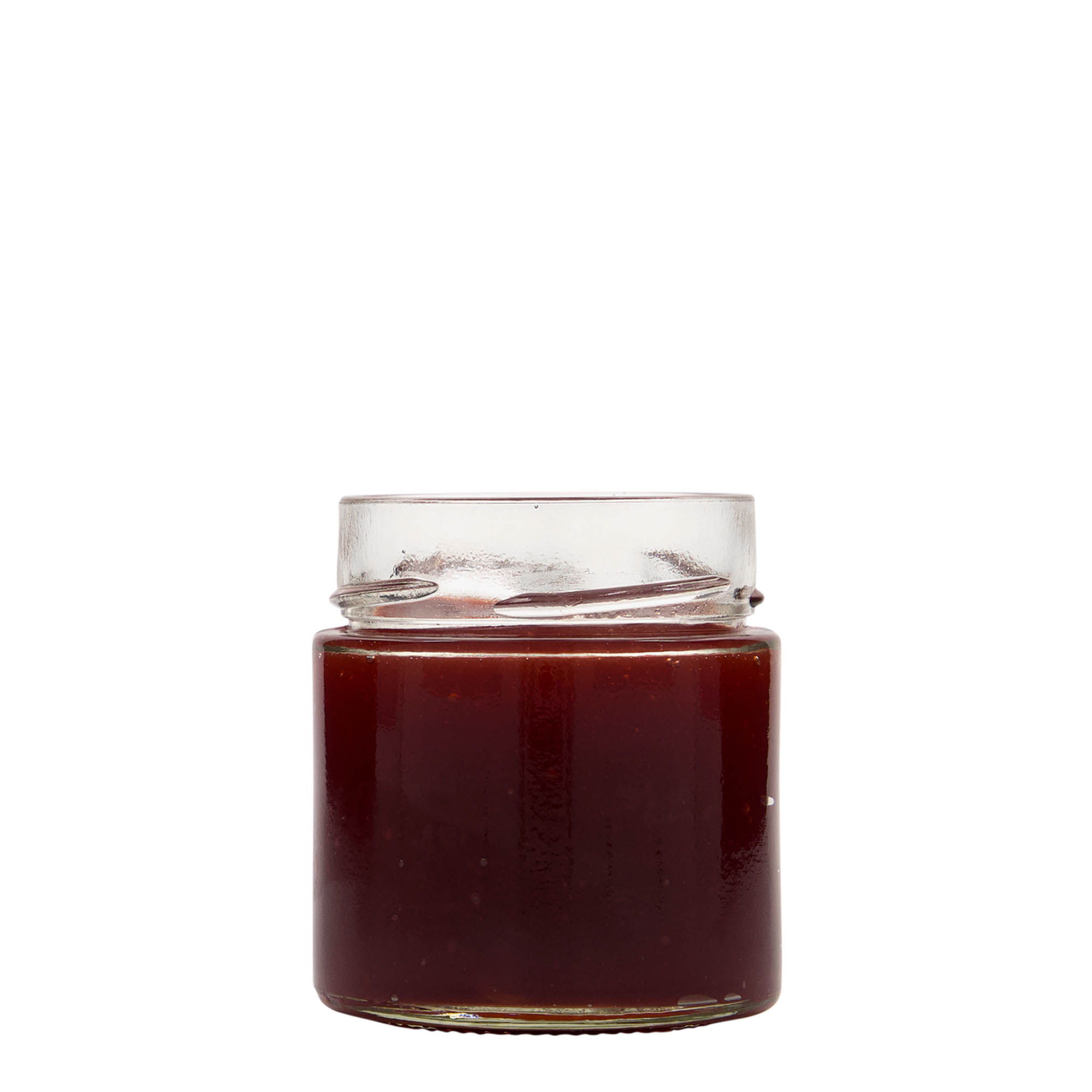 212 ml Vetro rotondo 'Balu', Bocca: Extra-Deep-Twist-Off (EDTO 70) 212 ml Vetro rotondo 'Balu', Bocca: Extra-Deep-Twist-Off (EDTO 70)
