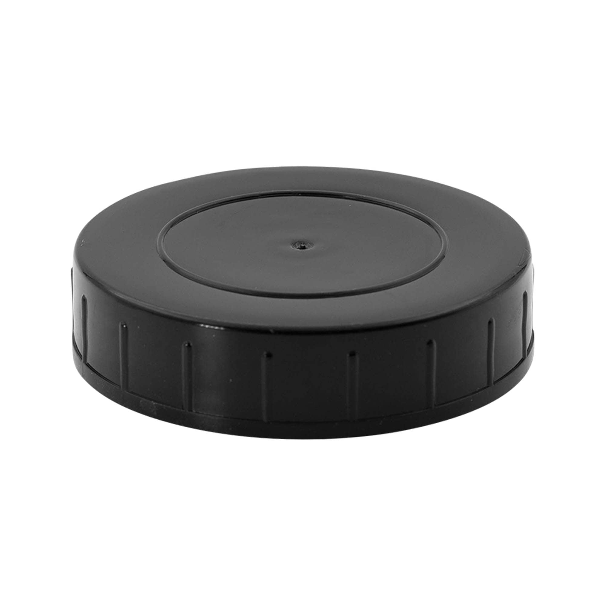 Chiusura a vite, plastica PP, nera, per bocca: DIN 68