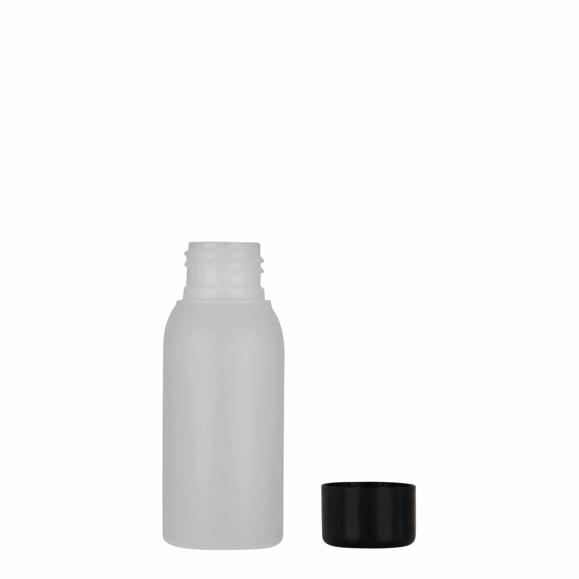 50 ml Flacone in plastica 'Tuffy', HDPE, naturale, imboccatura: GPI 24/410