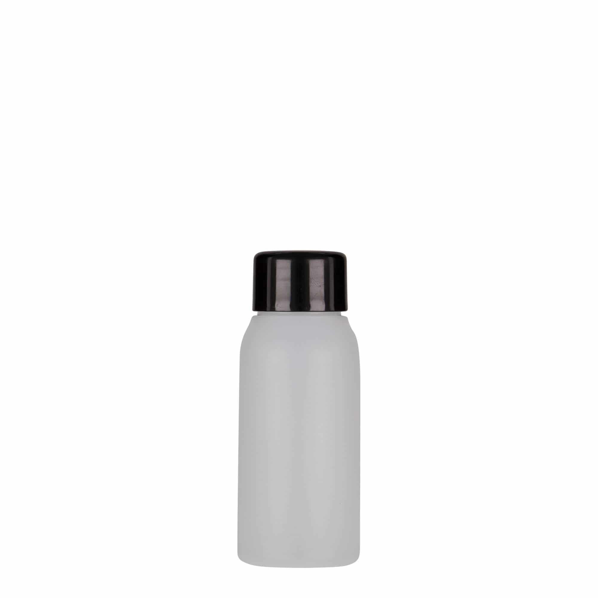 Flacone in plastica da 50 ml 'Tuffy', HDPE, naturale, bocca: 24/410