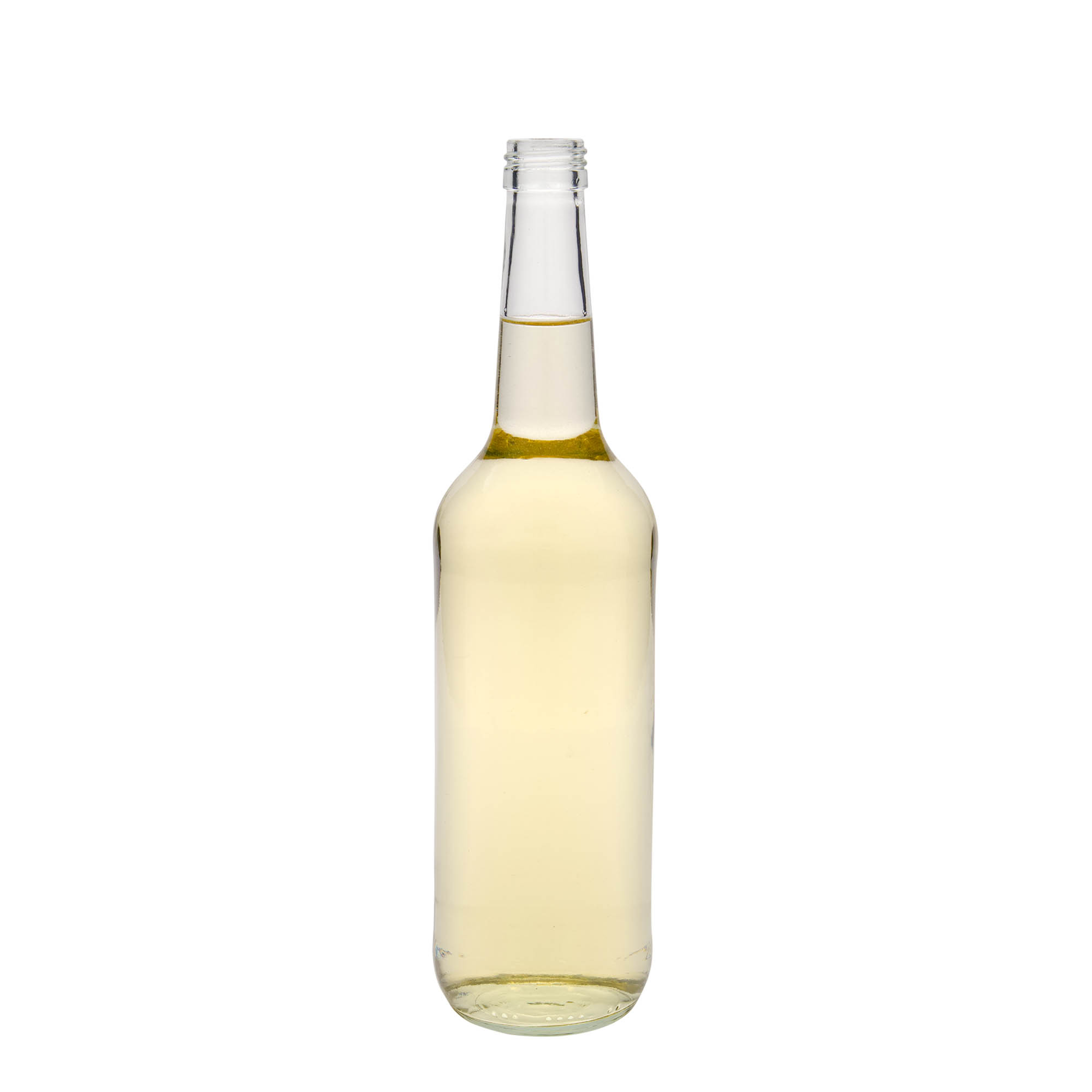 Bottiglia di vetro 700 ml, collo dritto, bocca: PP 28 Bottiglia di vetro 700 ml, collo dritto, bocca: PP 28