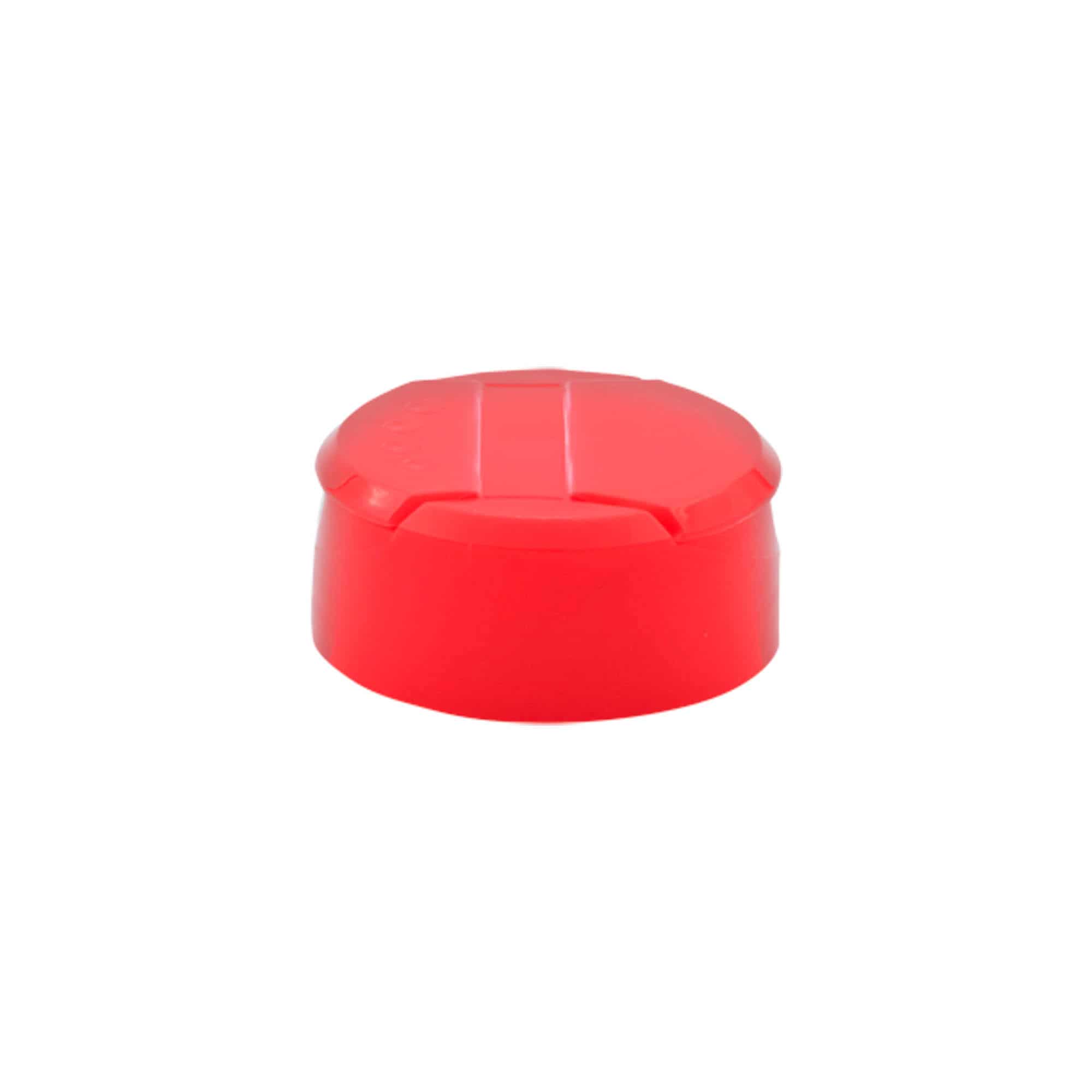 Tappo dosatore sale/pepe plastica PP, rosso, per imboccatura: GPI 38/400